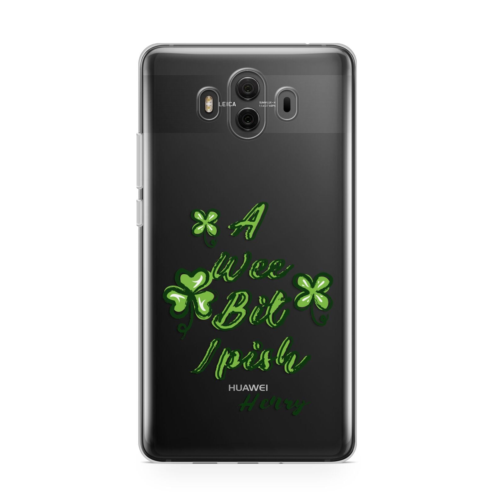 Wee Bit Irish Personalised Huawei Mate 10 Protective Phone Case