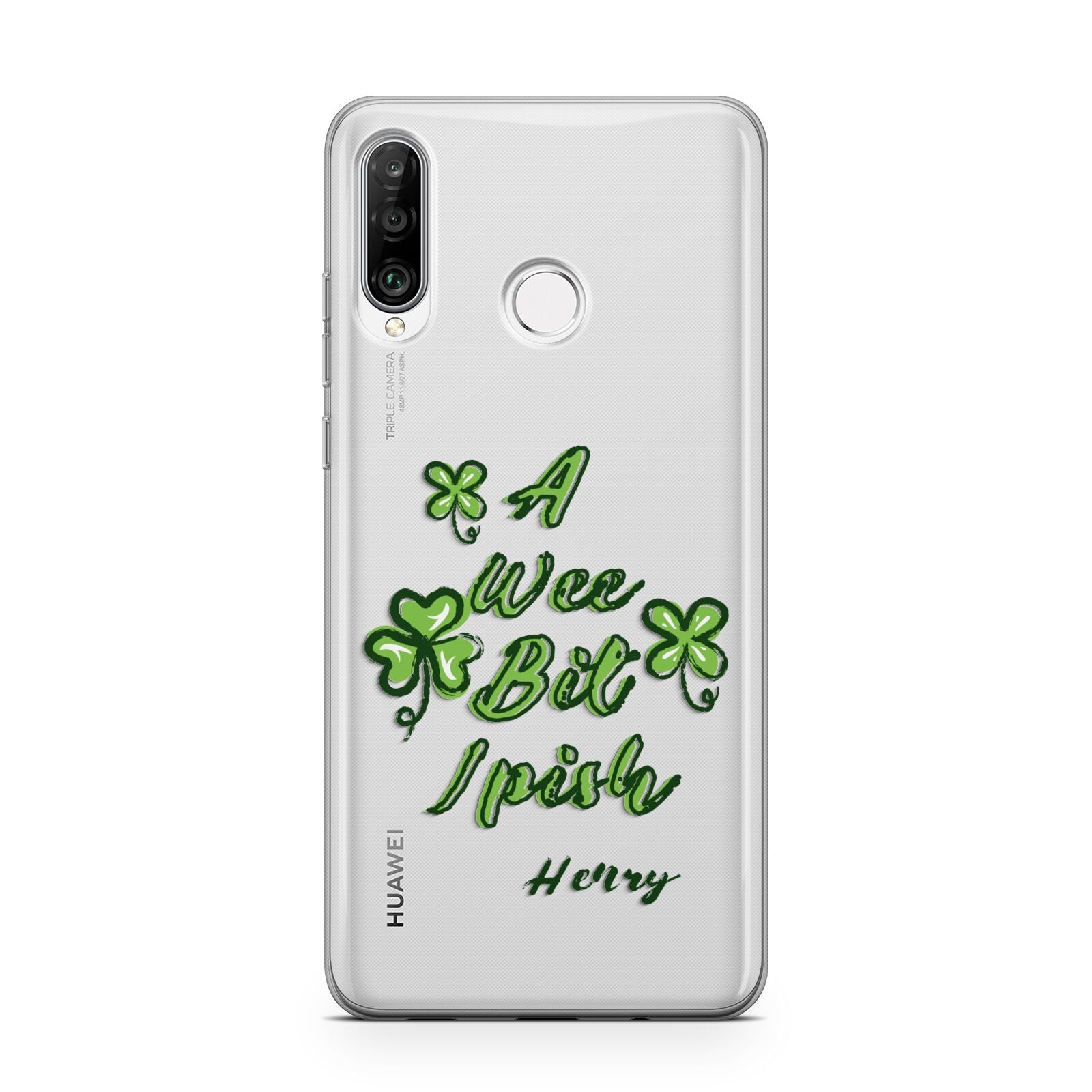 Wee Bit Irish Personalised Huawei P30 Lite Phone Case