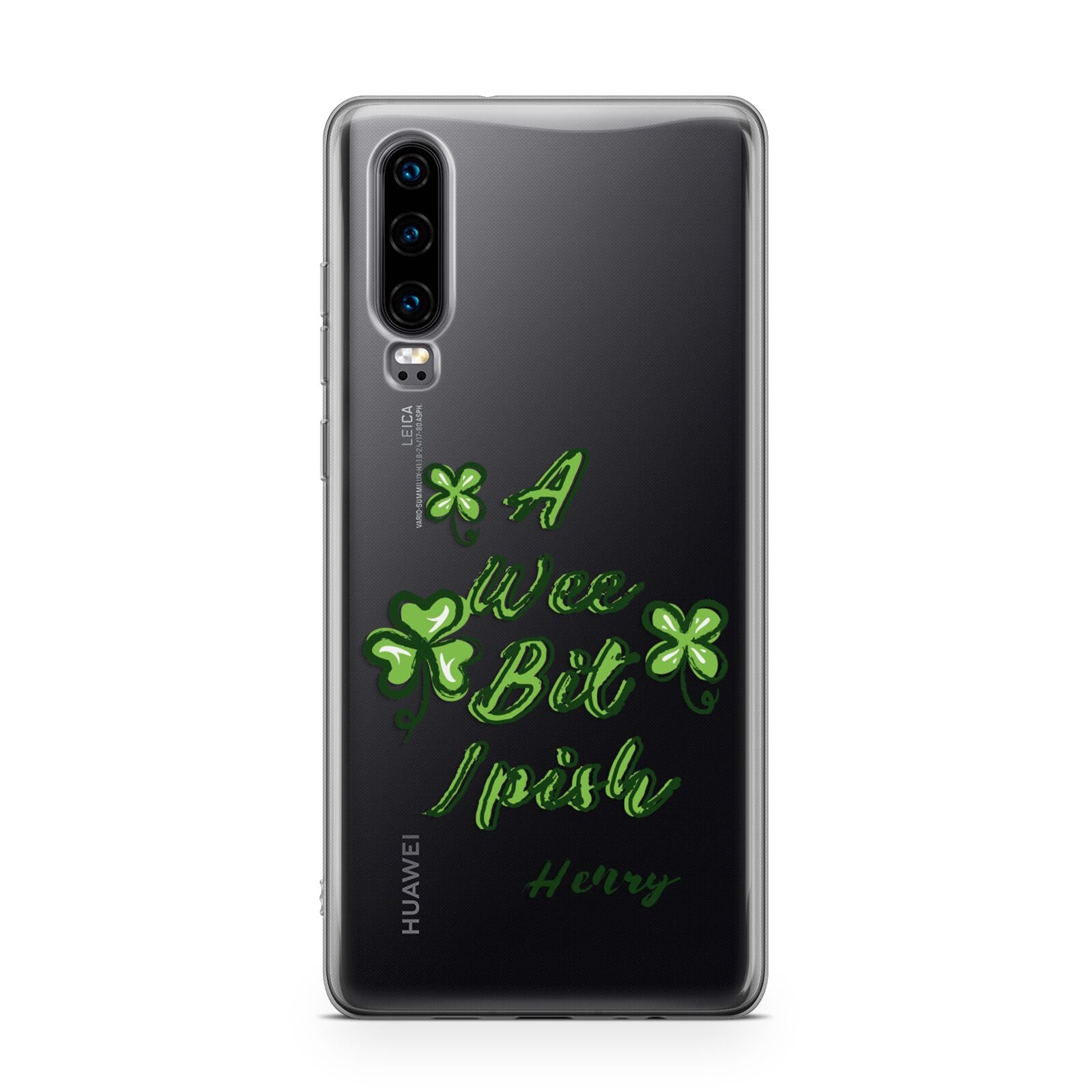 Wee Bit Irish Personalised Huawei P30 Phone Case