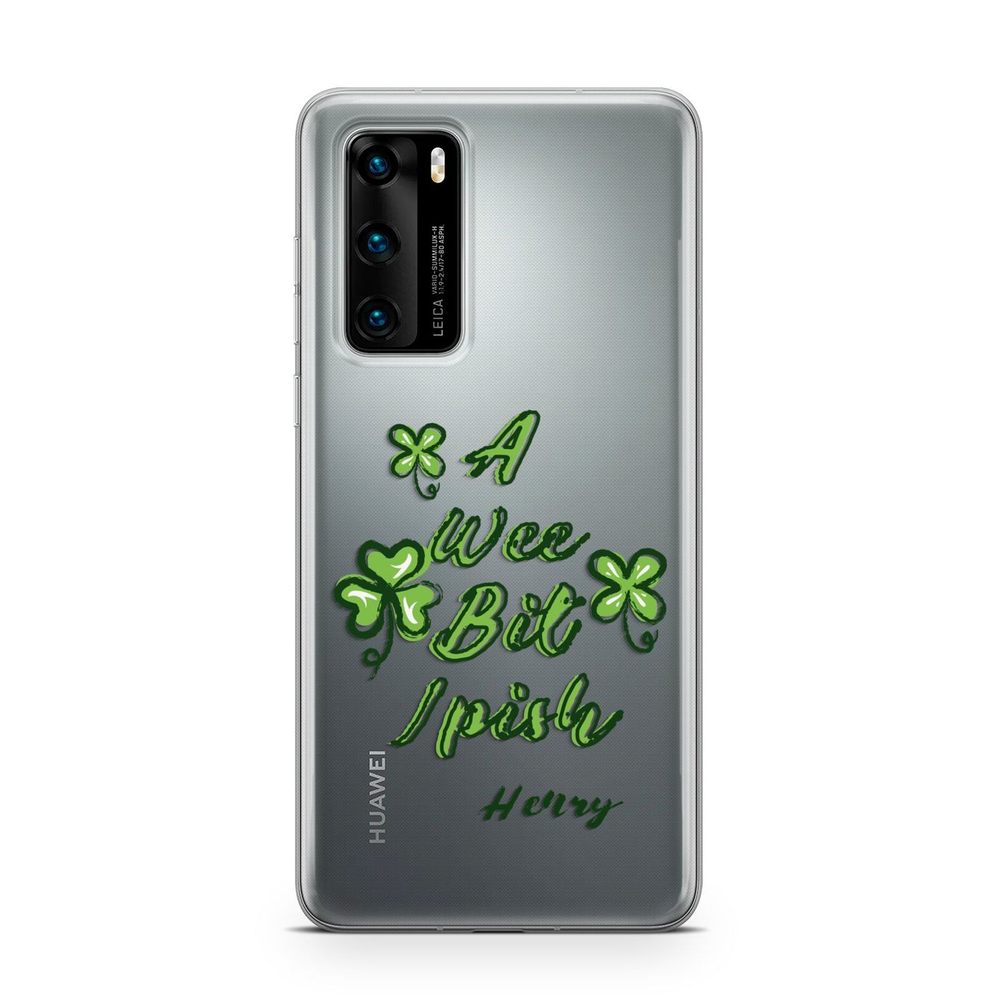 Wee Bit Irish Personalised Huawei P40 Phone Case