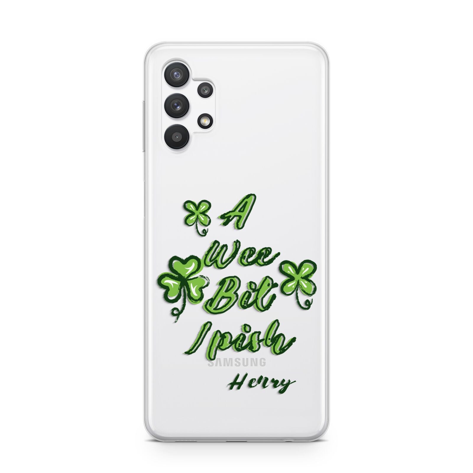 Wee Bit Irish Personalised Samsung A32 5G Case