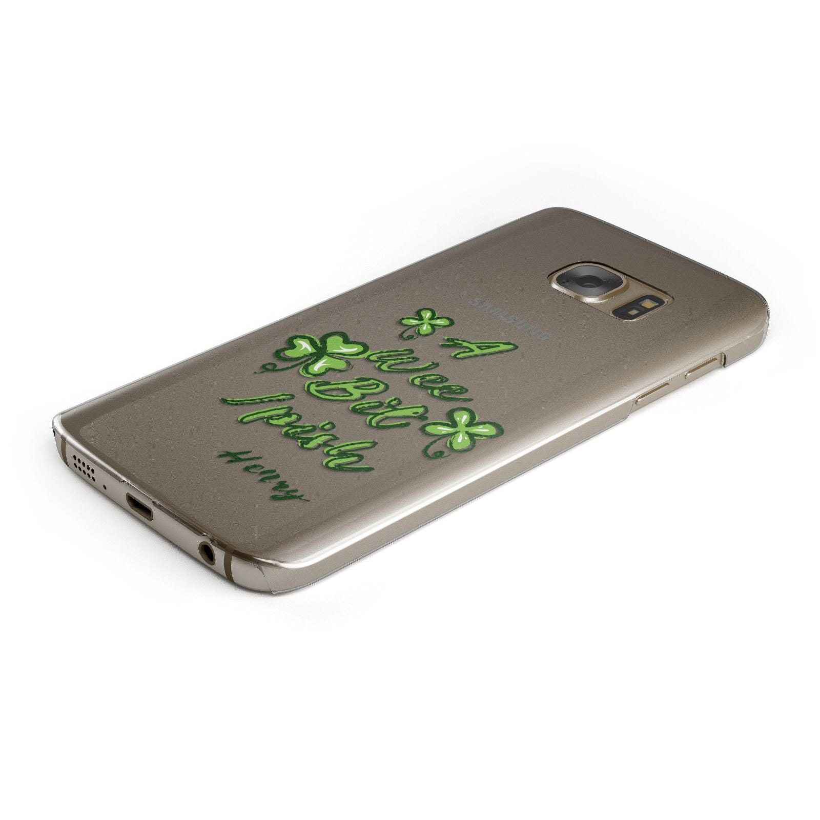 Wee Bit Irish Personalised Samsung Galaxy Case Bottom Cutout