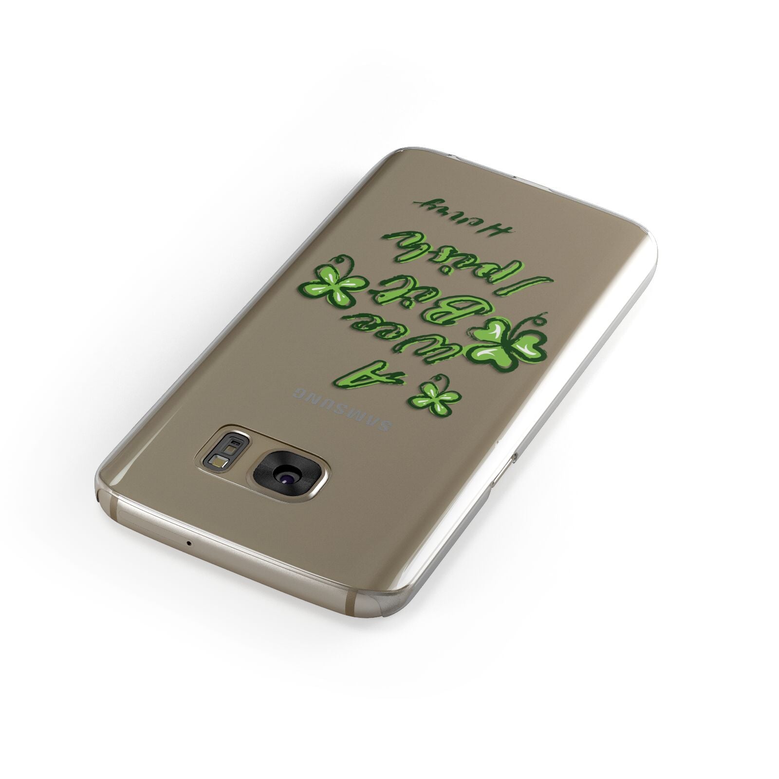 Wee Bit Irish Personalised Samsung Galaxy Case Front Close Up