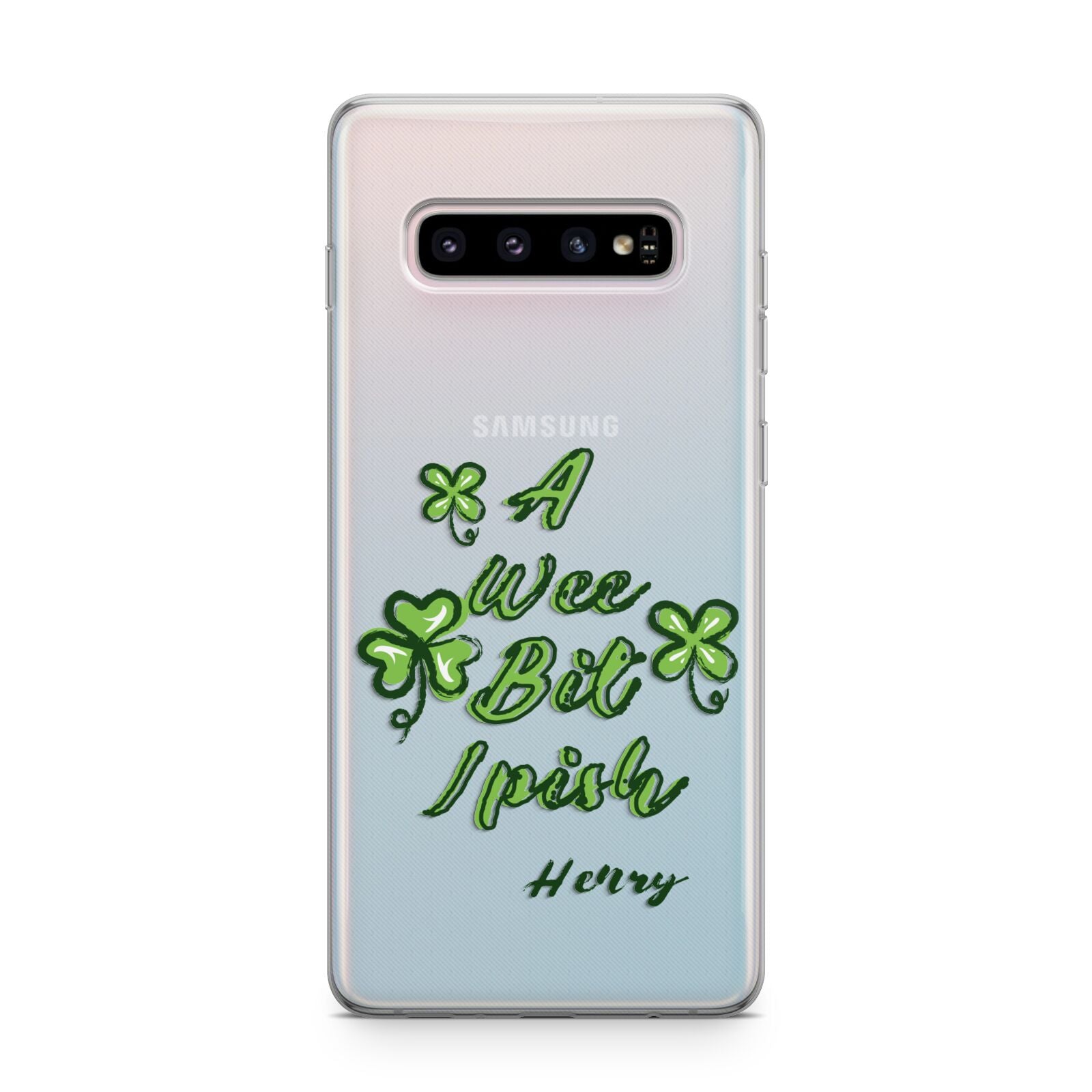 Wee Bit Irish Personalised Samsung Galaxy S10 Plus Case