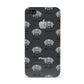 Weimaraner Icon with Name Apple iPhone 4s Case