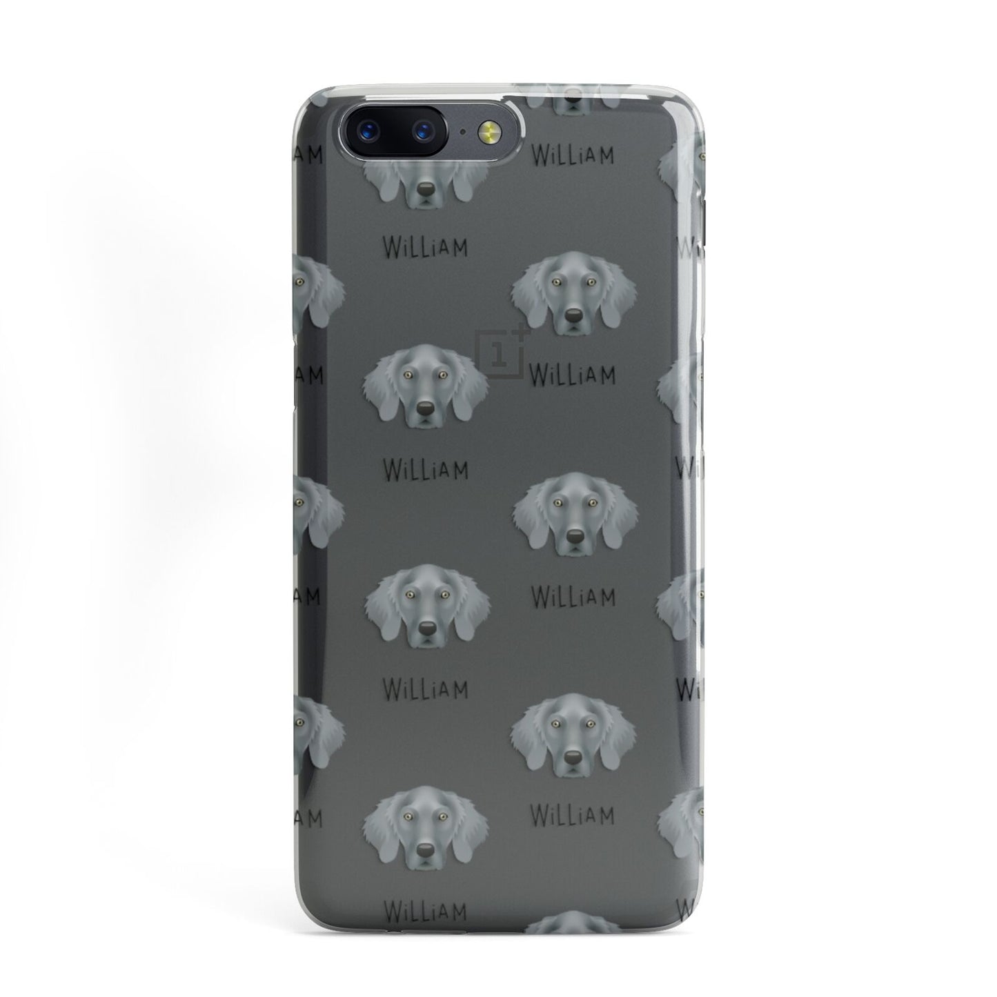 Weimaraner Icon with Name OnePlus Case