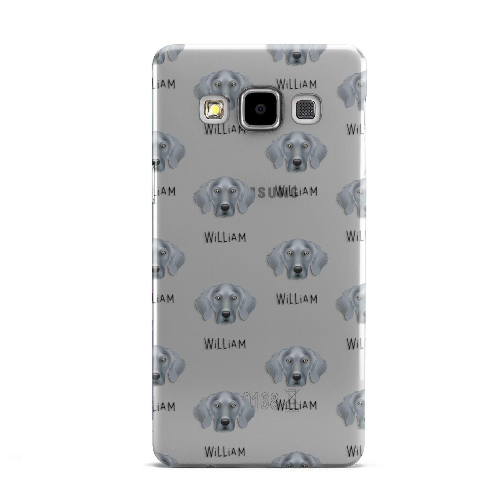 Weimaraner Icon with Name Samsung Galaxy A5 Case