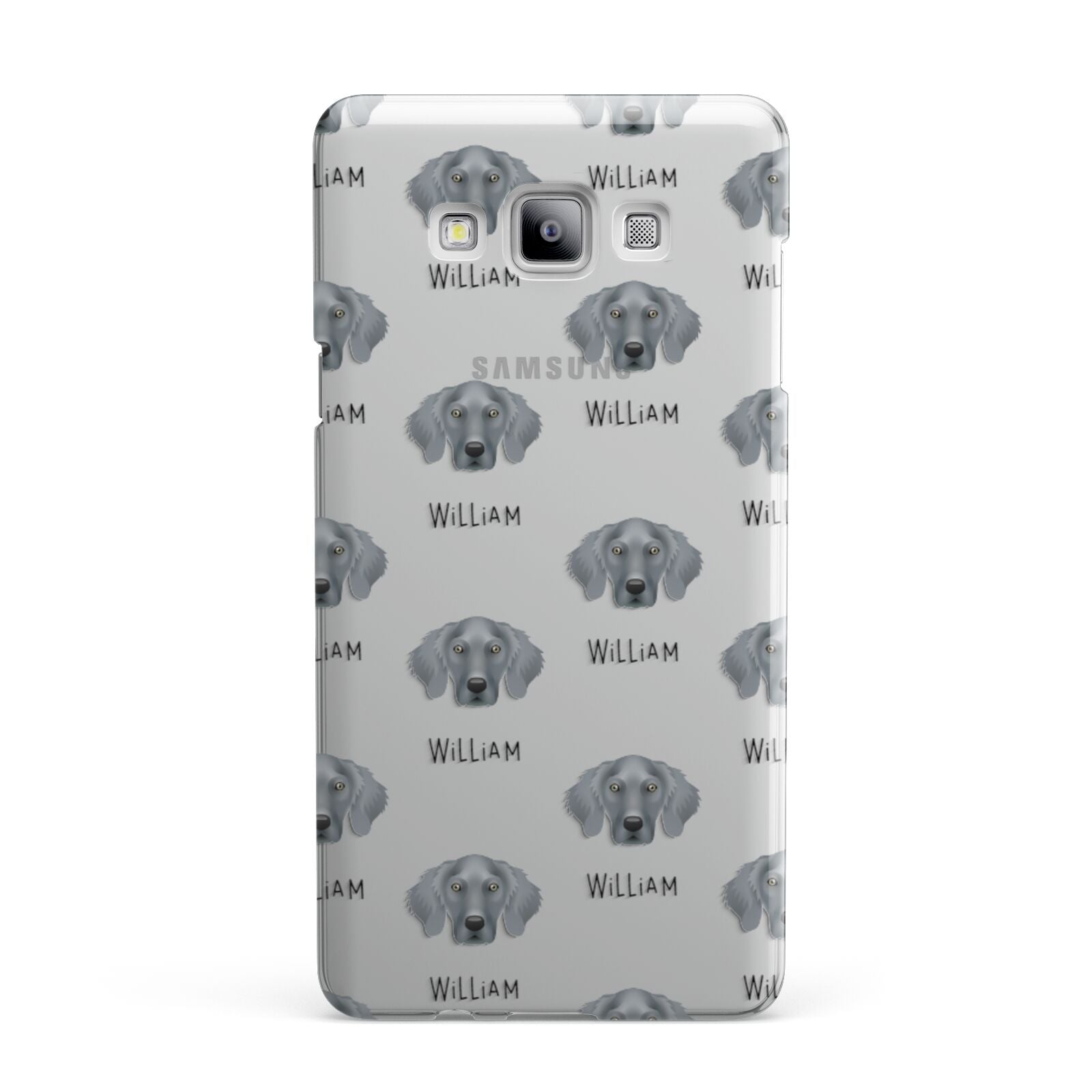 Weimaraner Icon with Name Samsung Galaxy A7 2015 Case