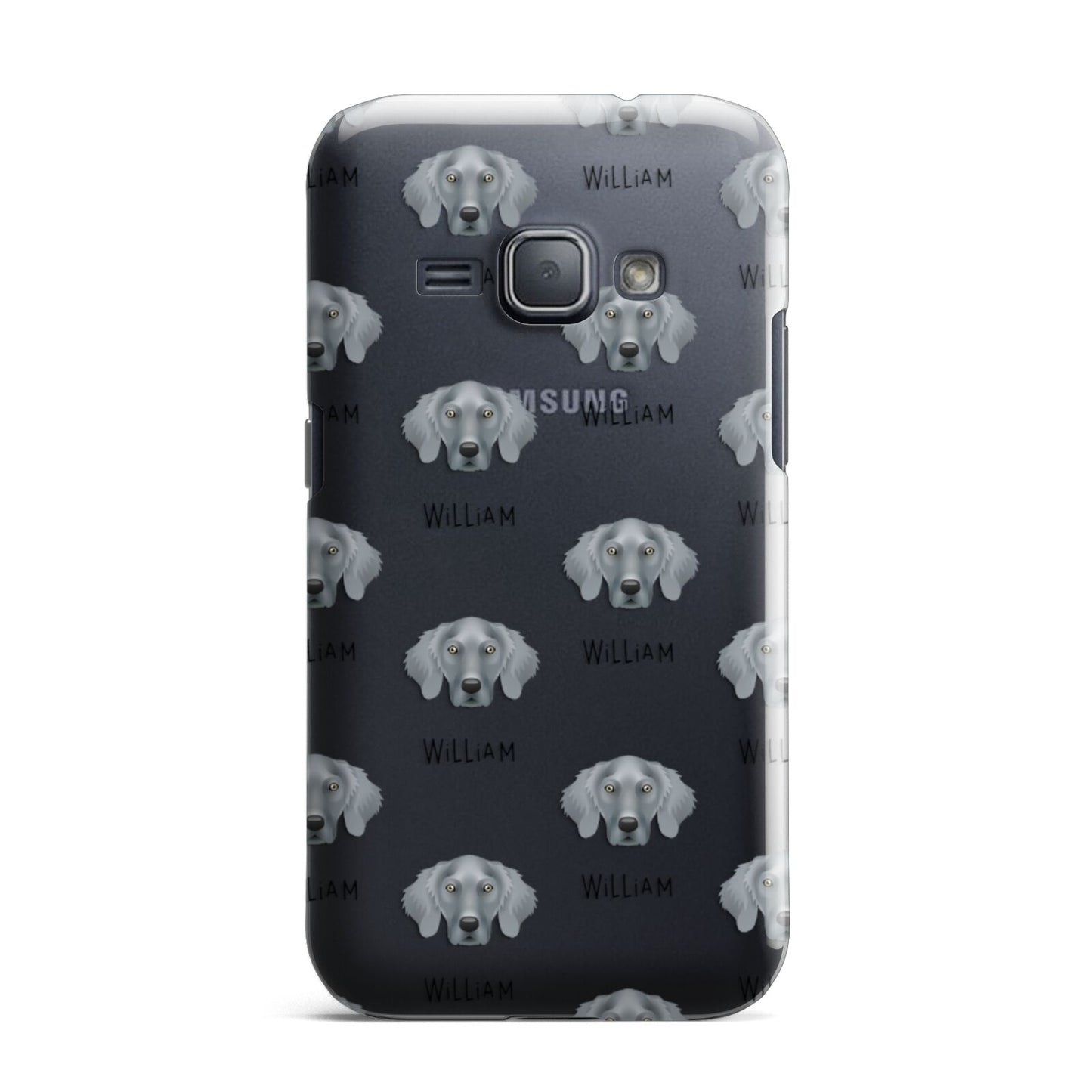 Weimaraner Icon with Name Samsung Galaxy J1 2016 Case