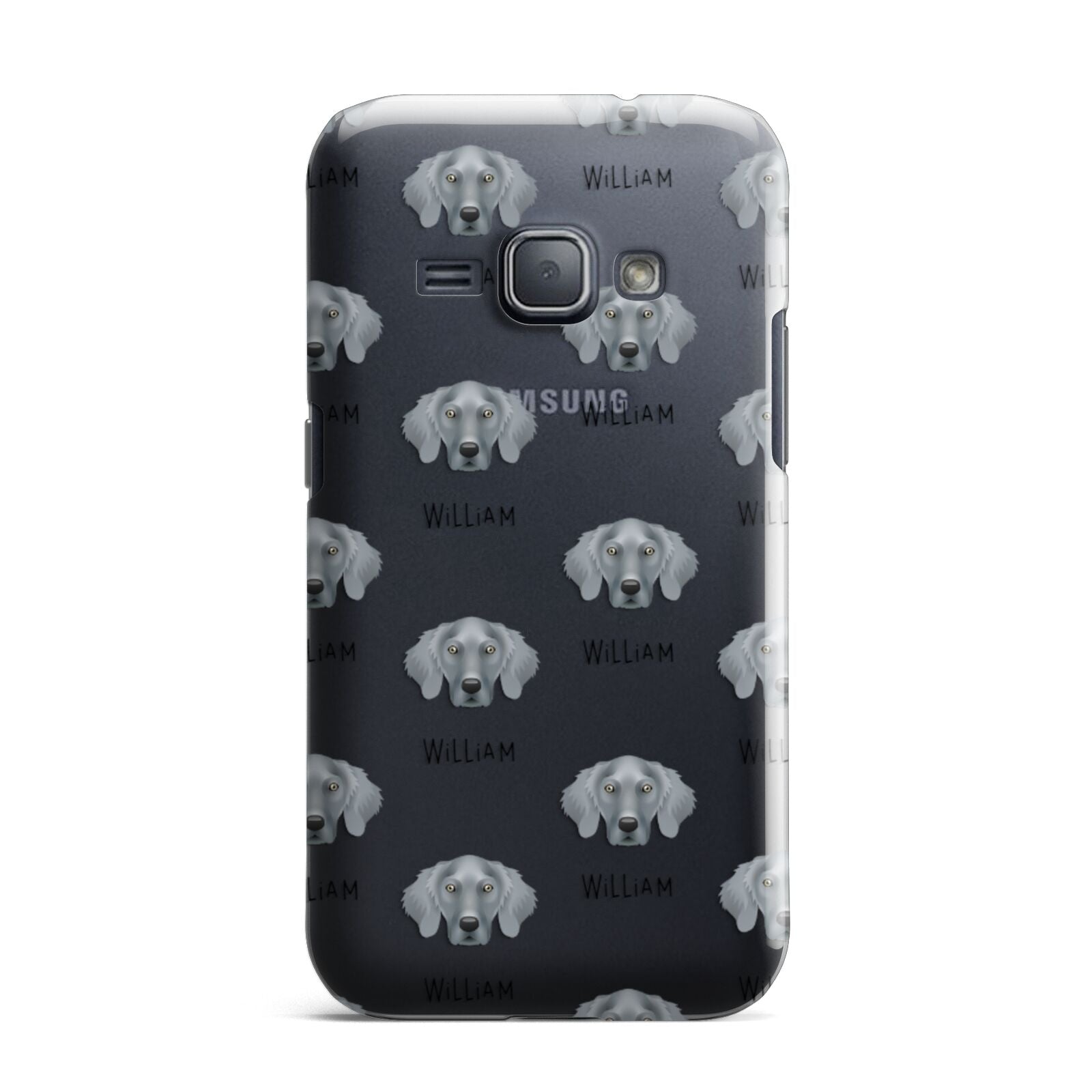 Weimaraner Icon with Name Samsung Galaxy J1 2016 Case