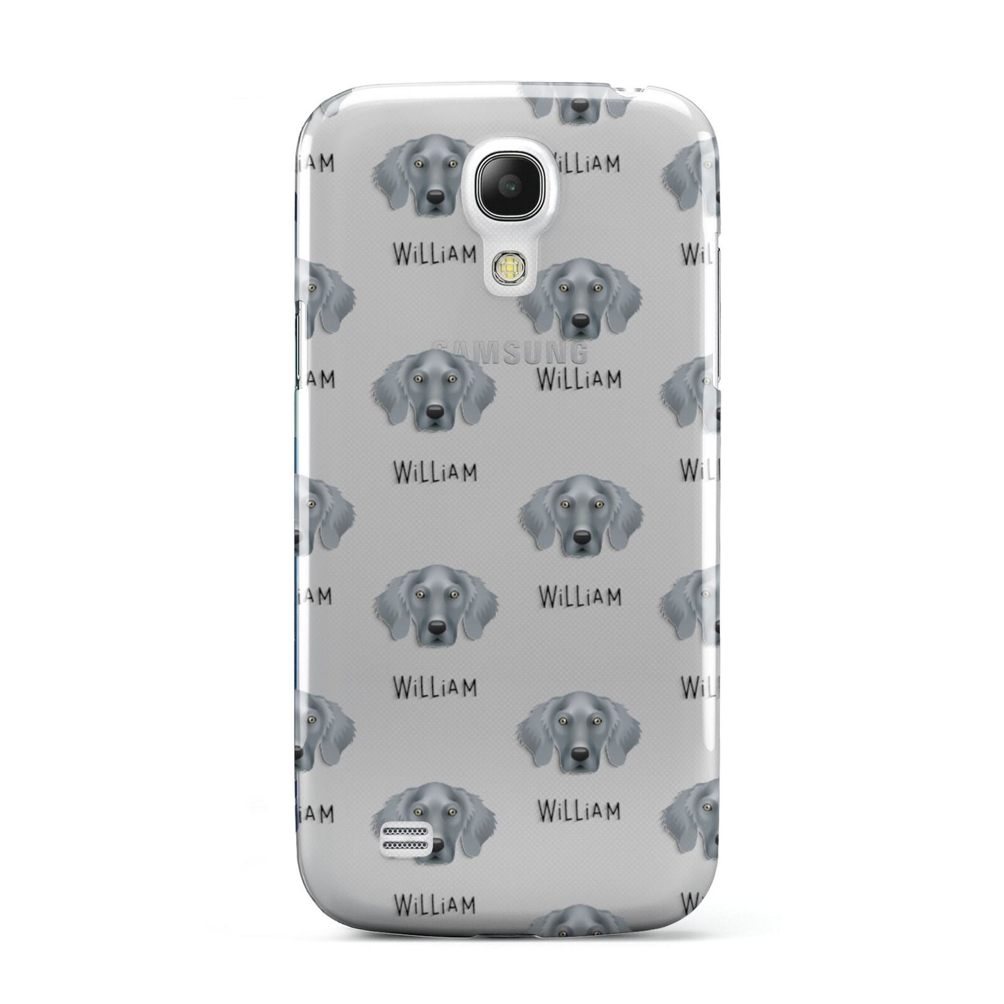 Weimaraner Icon with Name Samsung Galaxy S4 Mini Case