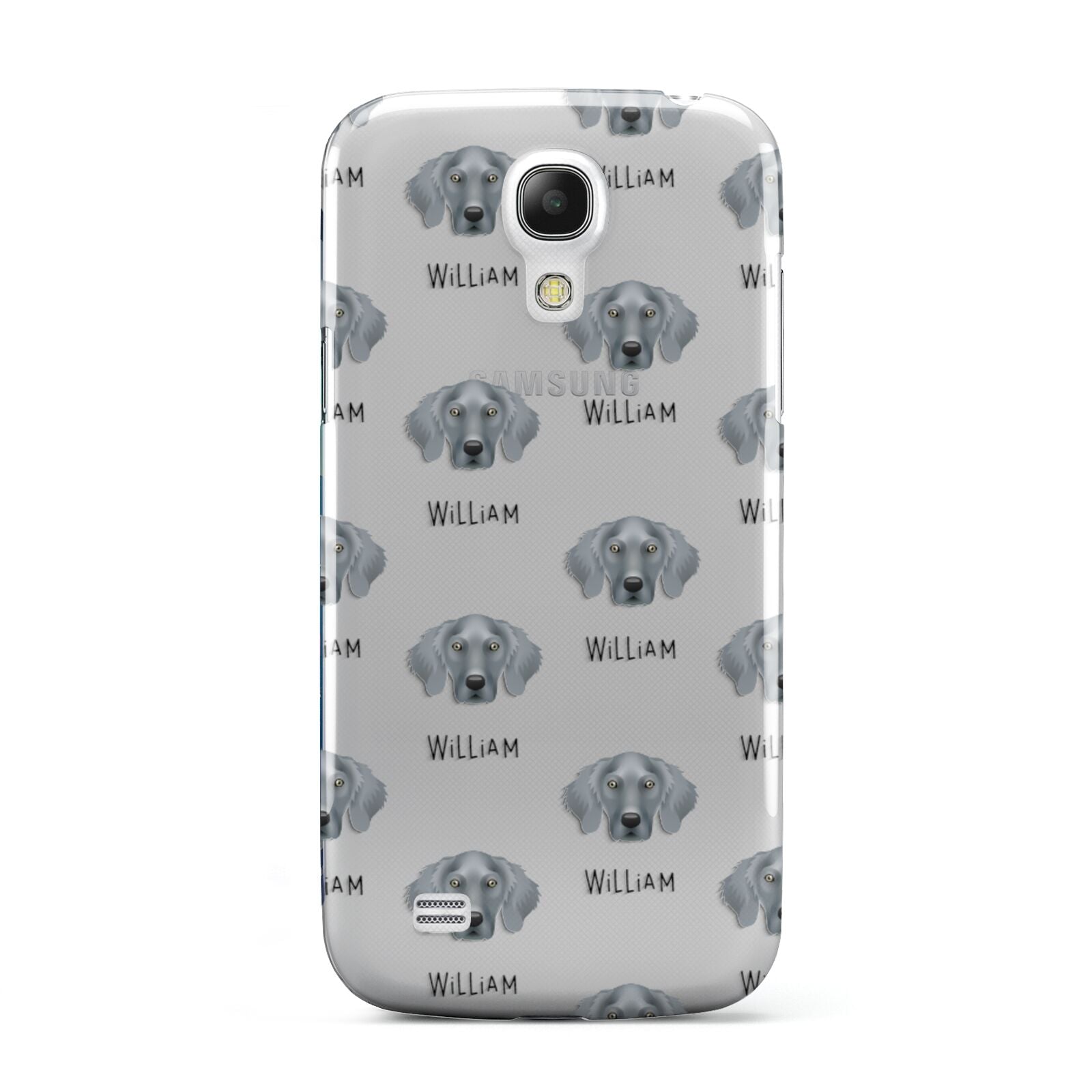 Weimaraner Icon with Name Samsung Galaxy S4 Mini Case