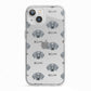 Weimaraner Icon with Name iPhone 13 TPU Impact Case with White Edges