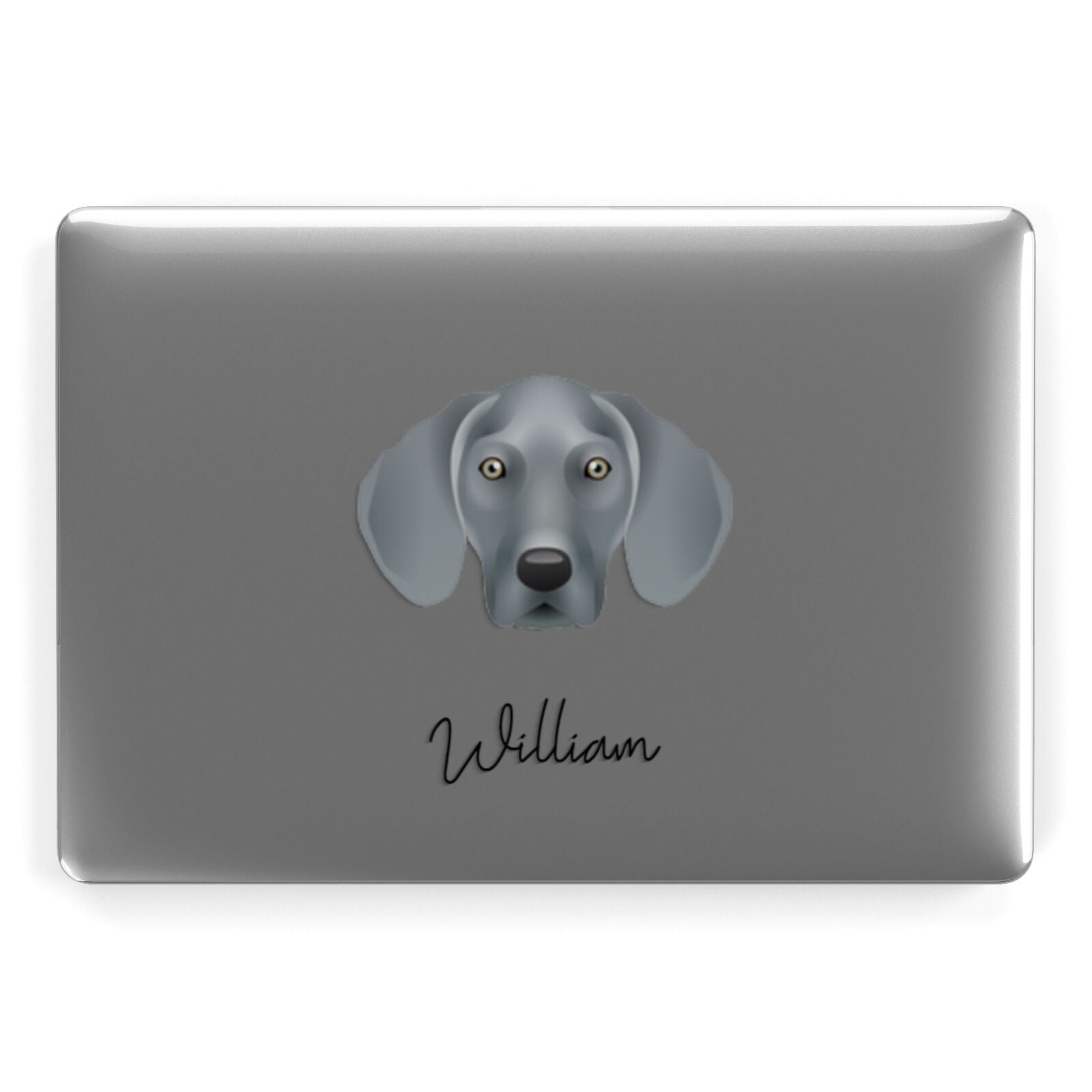 Weimaraner Personalised Apple MacBook Case