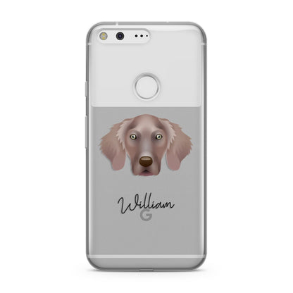 Weimaraner Personalised Google Pixel Case