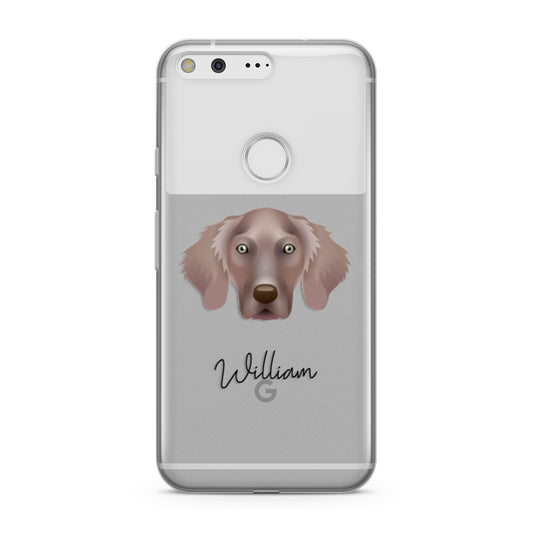 Weimaraner Personalised Google Pixel Case