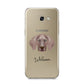 Weimaraner Personalised Samsung Galaxy A5 2017 Case on gold phone