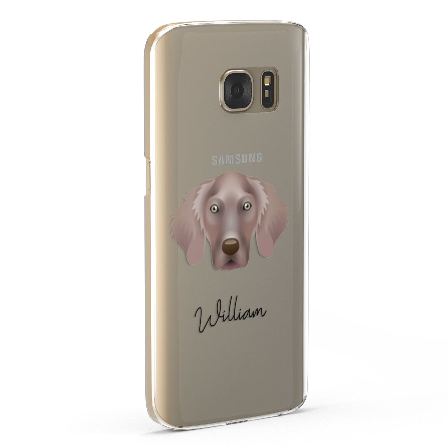 Weimaraner Personalised Samsung Galaxy Case Fourty Five Degrees