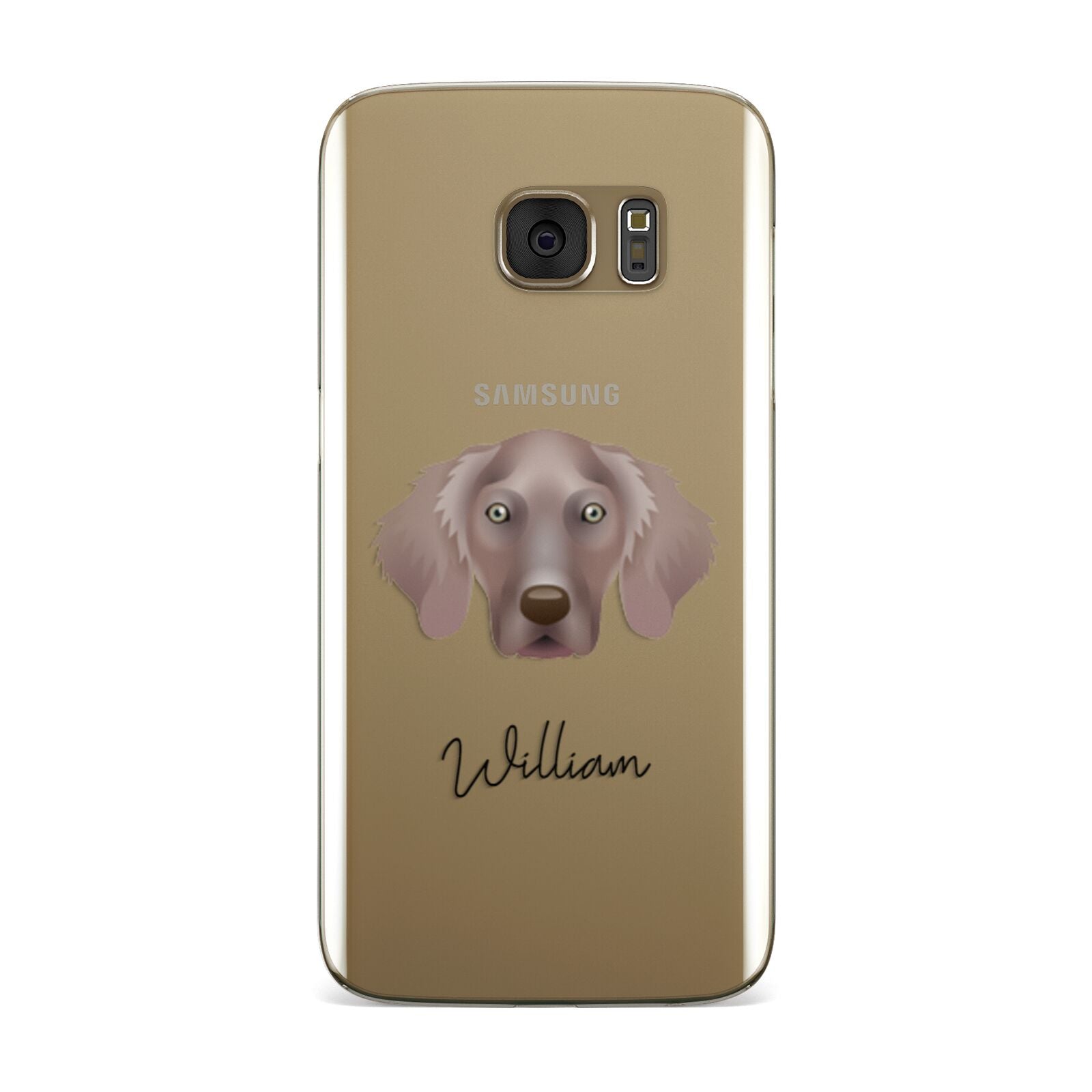 Weimaraner Personalised Samsung Galaxy Case