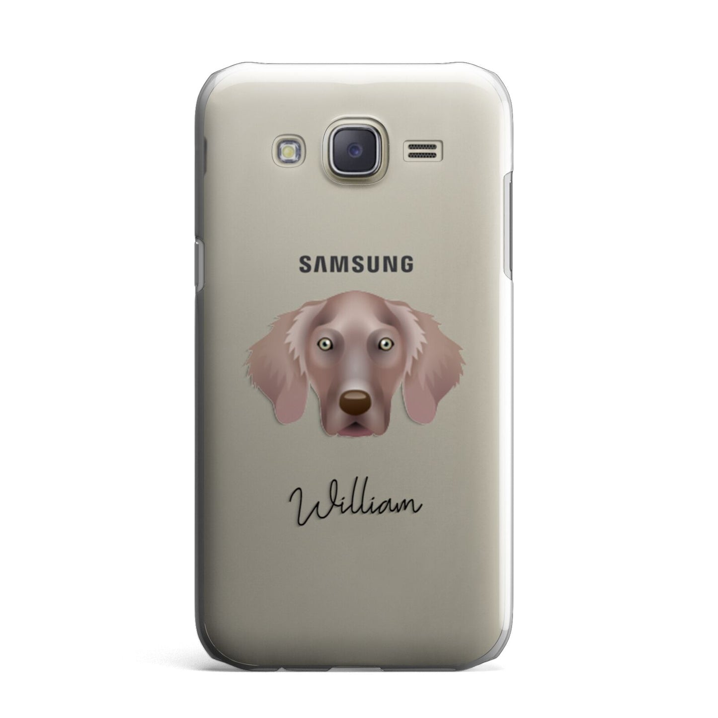 Weimaraner Personalised Samsung Galaxy J7 Case
