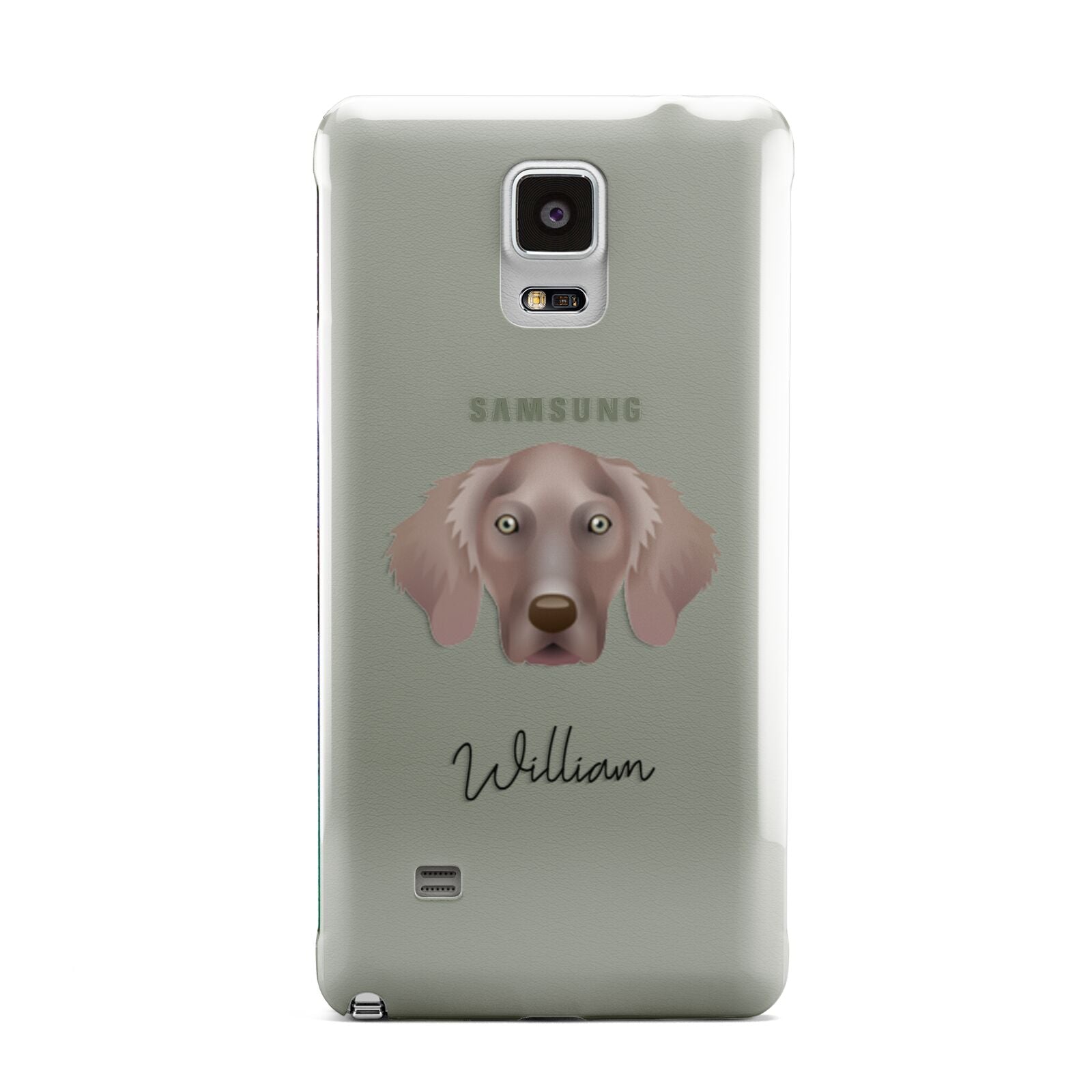 Weimaraner Personalised Samsung Galaxy Note 4 Case