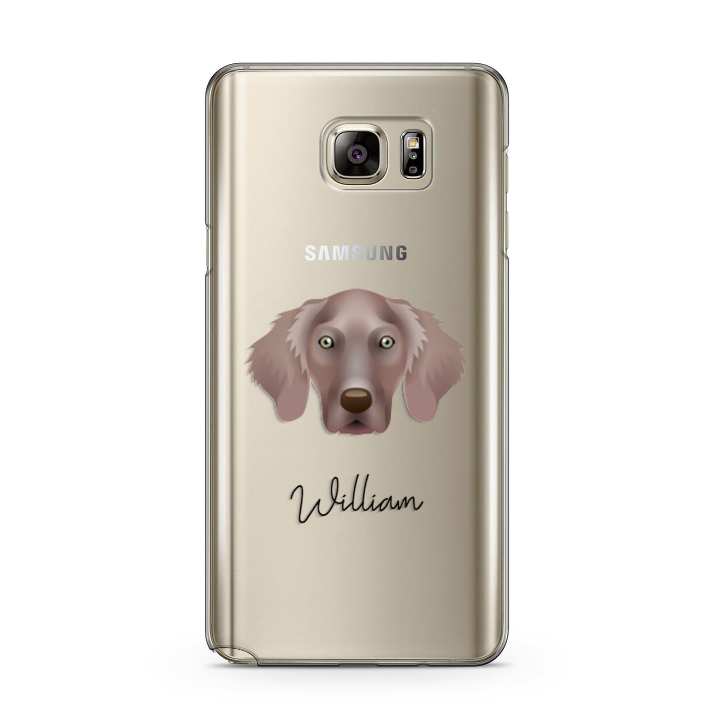 Weimaraner Personalised Samsung Galaxy Note 5 Case