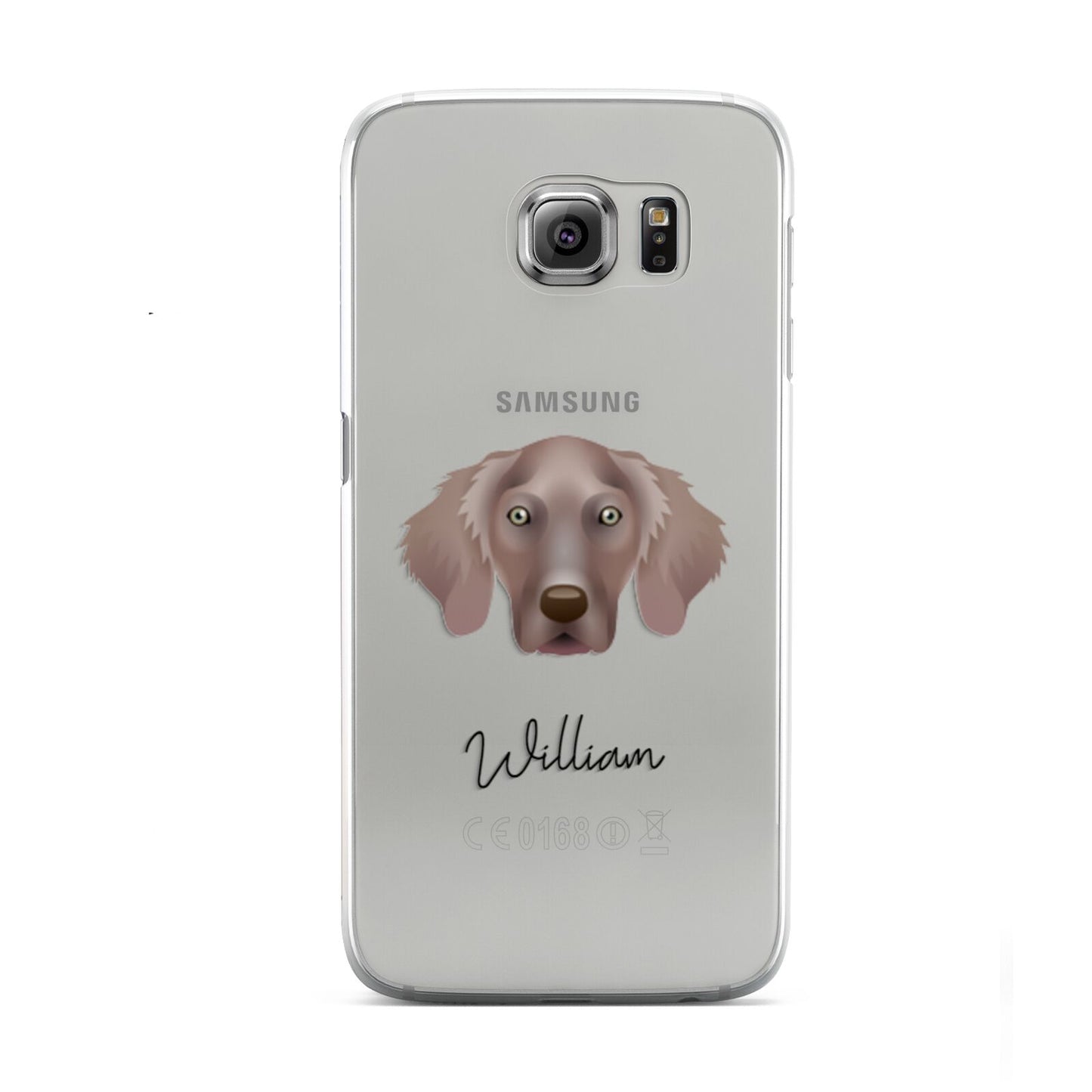 Weimaraner Personalised Samsung Galaxy S6 Case