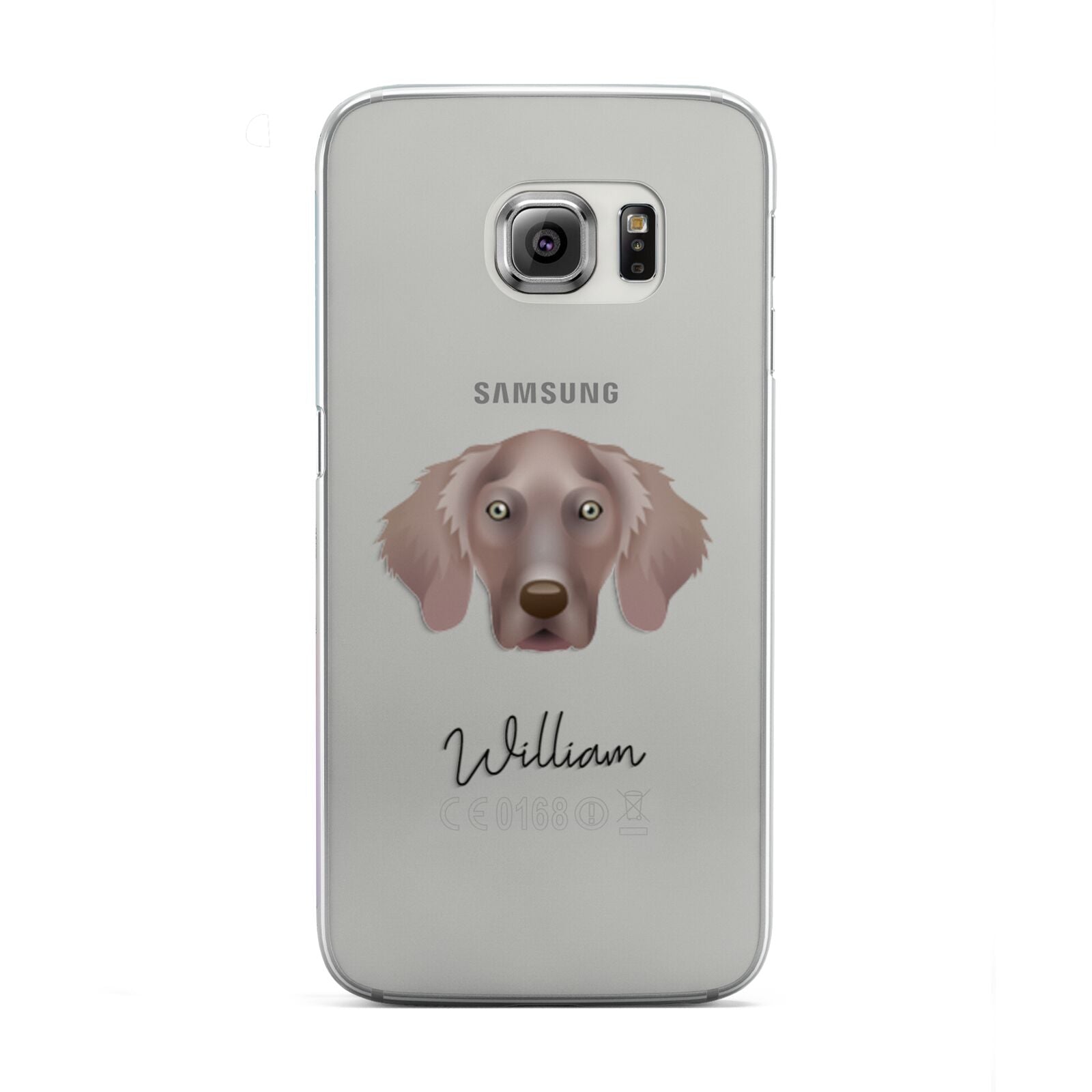 Weimaraner Personalised Samsung Galaxy S6 Edge Case