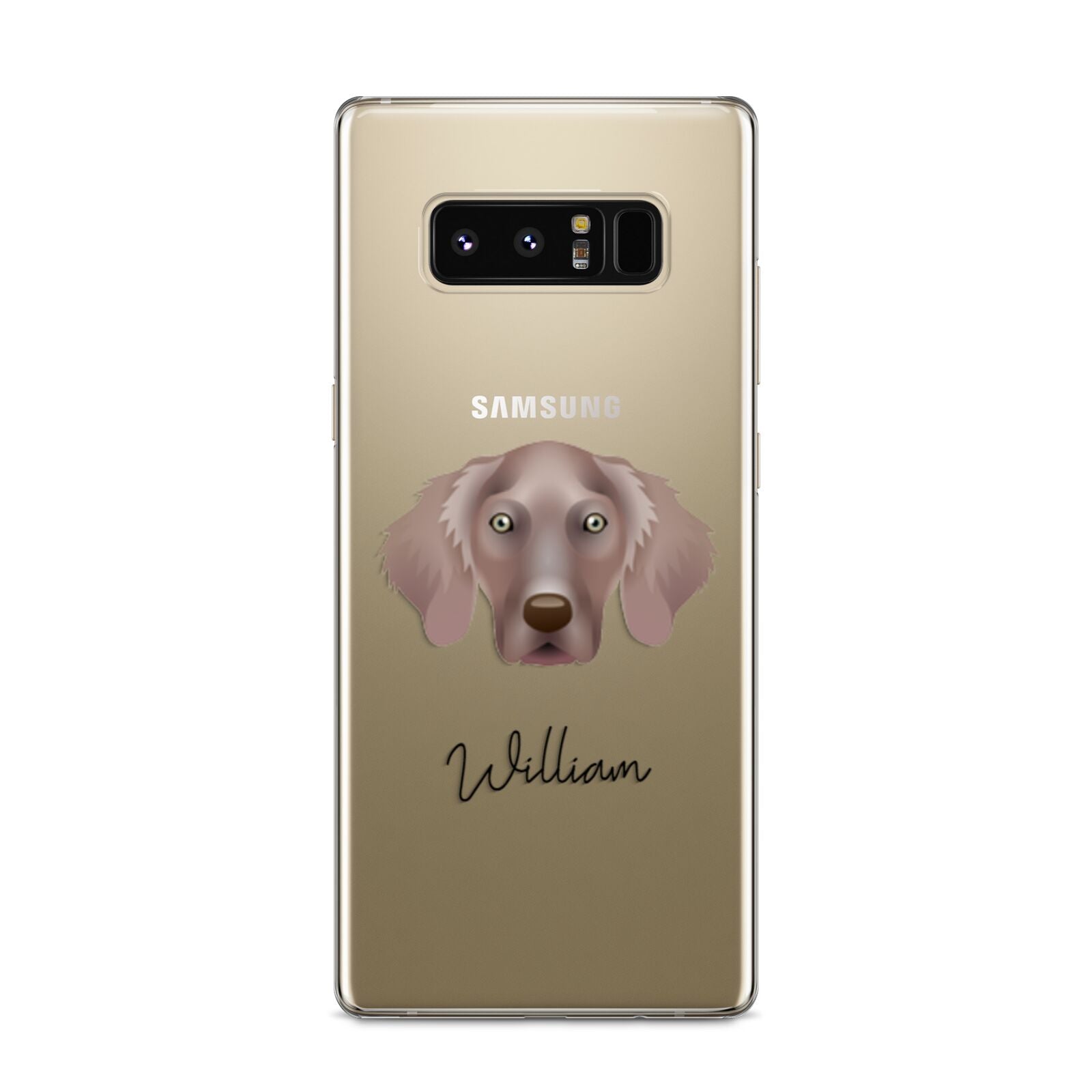 Weimaraner Personalised Samsung Galaxy S8 Case
