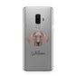 Weimaraner Personalised Samsung Galaxy S9 Plus Case on Silver phone