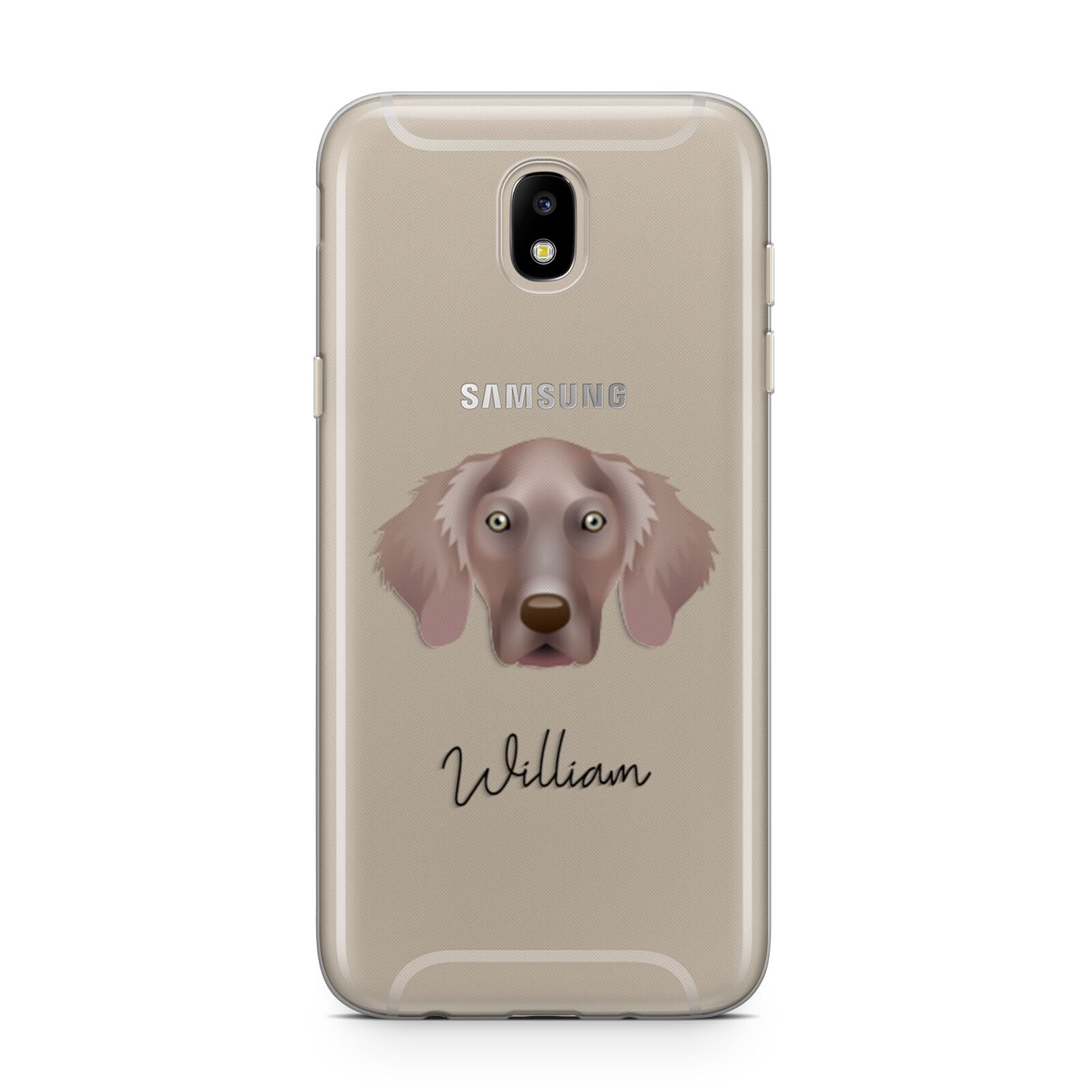 Weimaraner Personalised Samsung J5 2017 Case