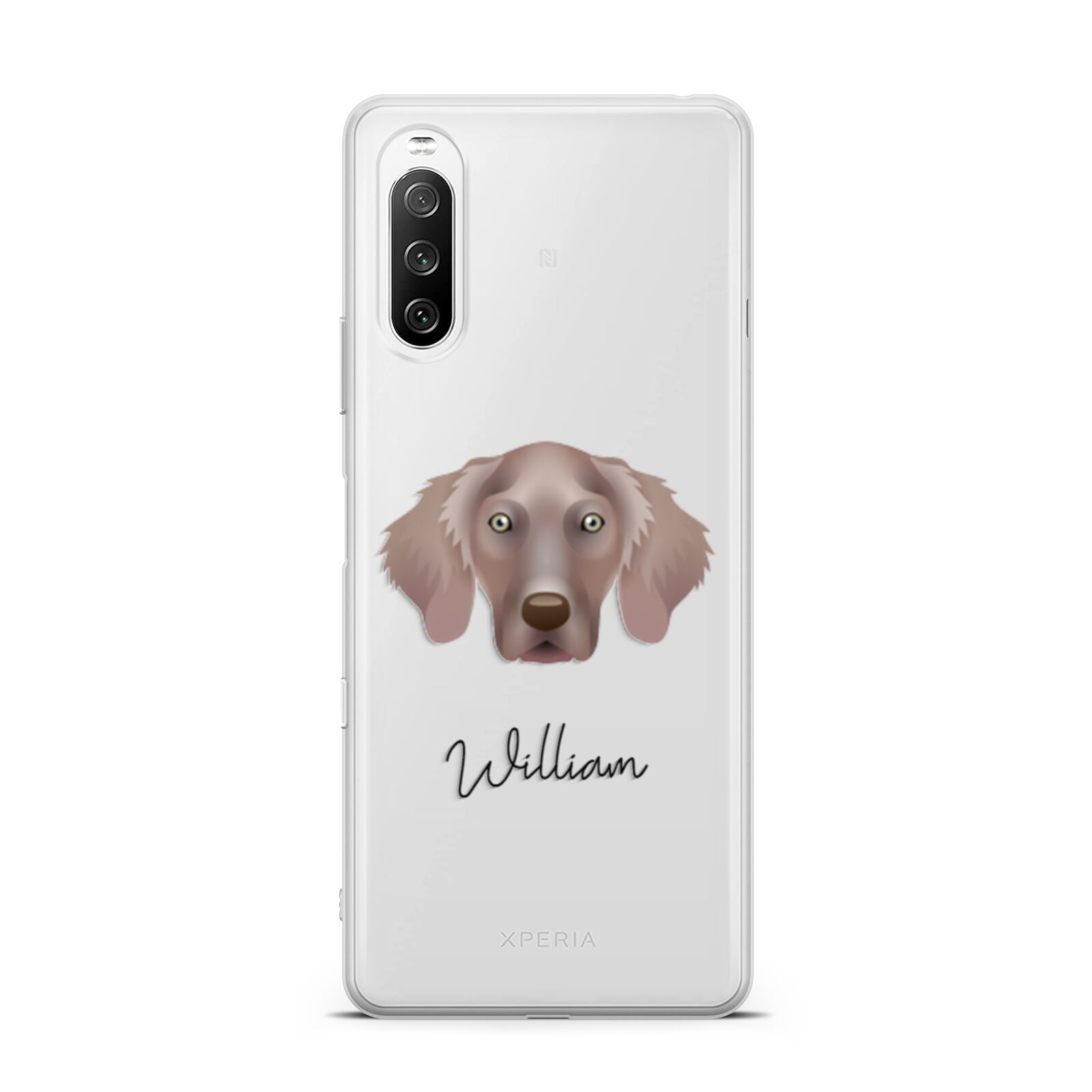 Weimaraner Personalised Sony Xperia 10 III Case