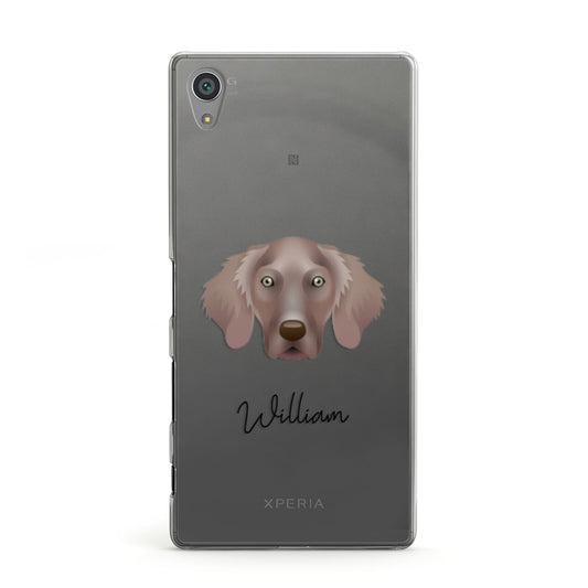 Weimaraner Personalised Sony Xperia Case