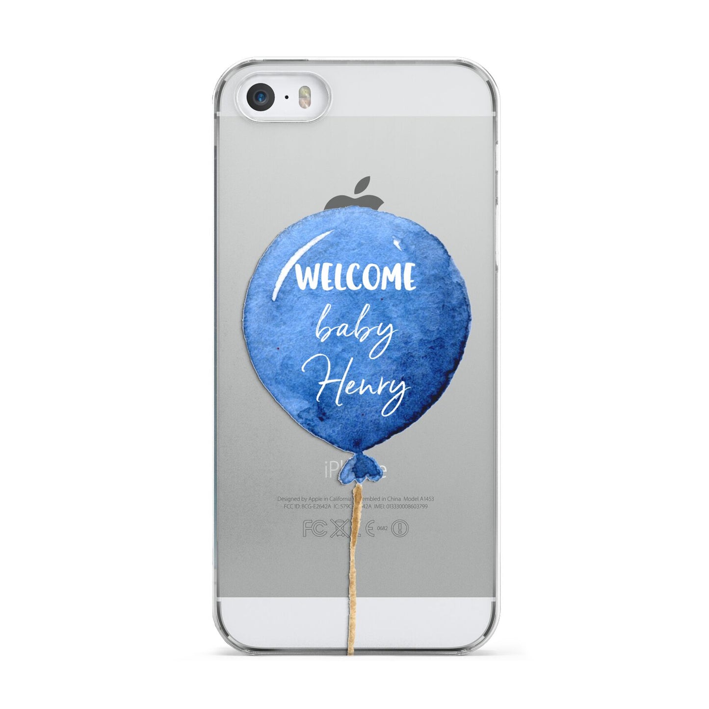 Welcome Baby Boy Balloon Apple iPhone 5 Case