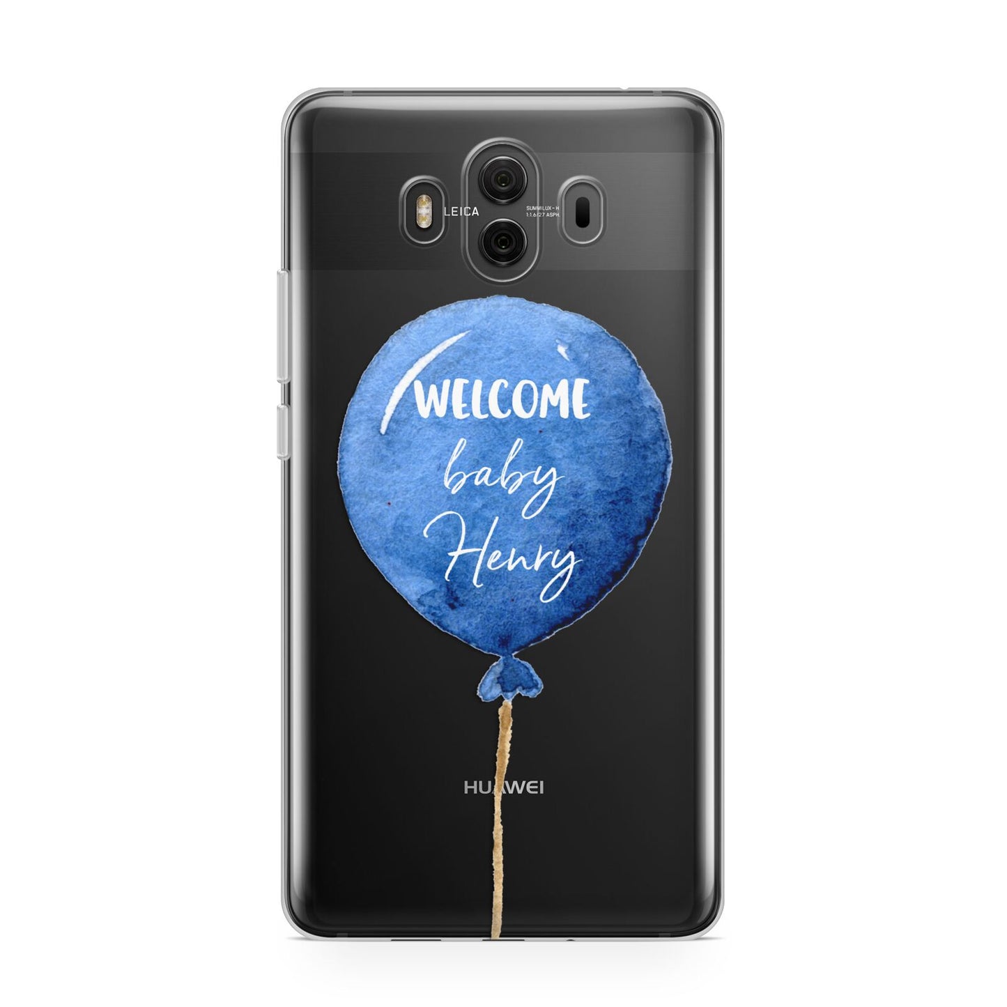 Welcome Baby Boy Balloon Huawei Mate 10 Protective Phone Case