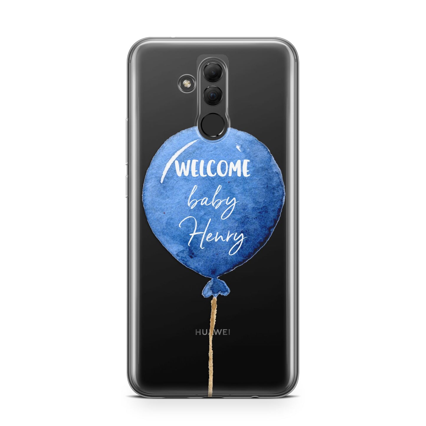 Welcome Baby Boy Balloon Huawei Mate 20 Lite