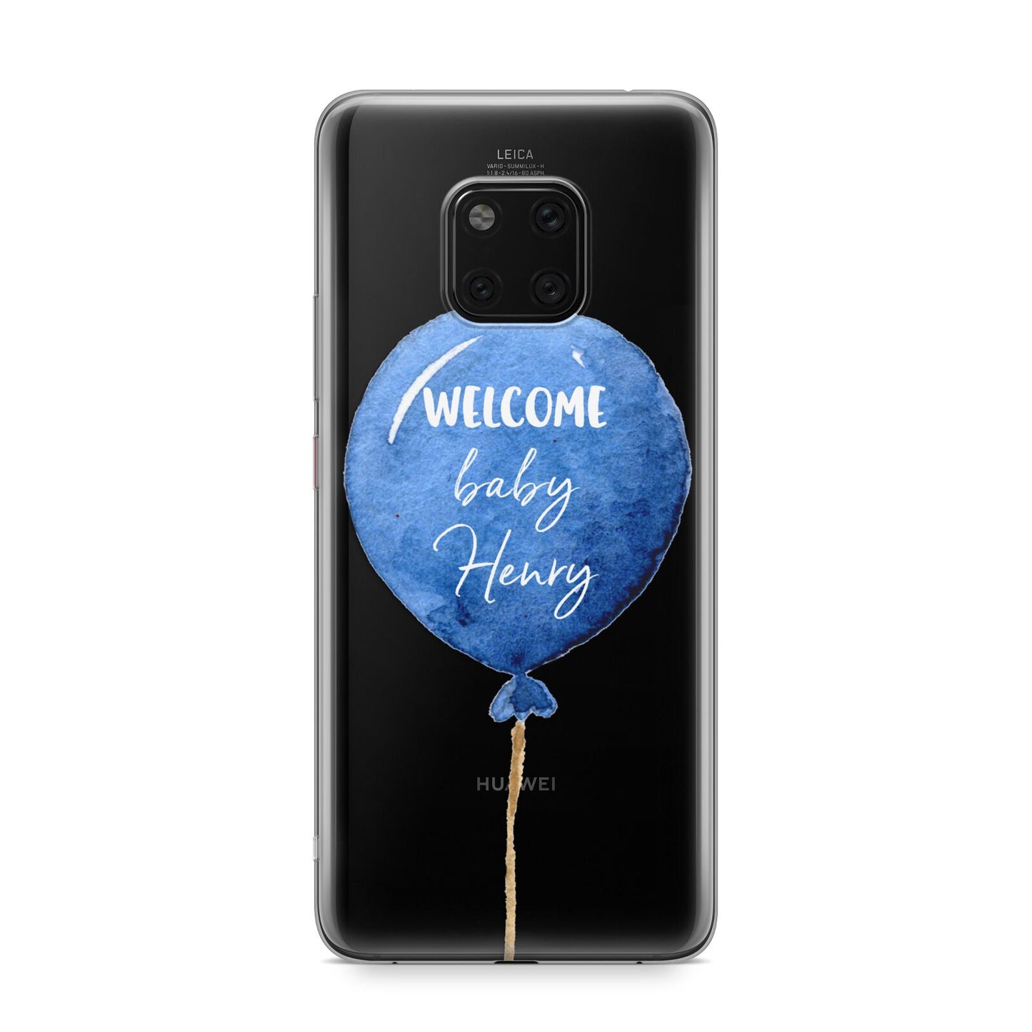 Welcome Baby Boy Balloon Huawei Mate 20 Pro Phone Case