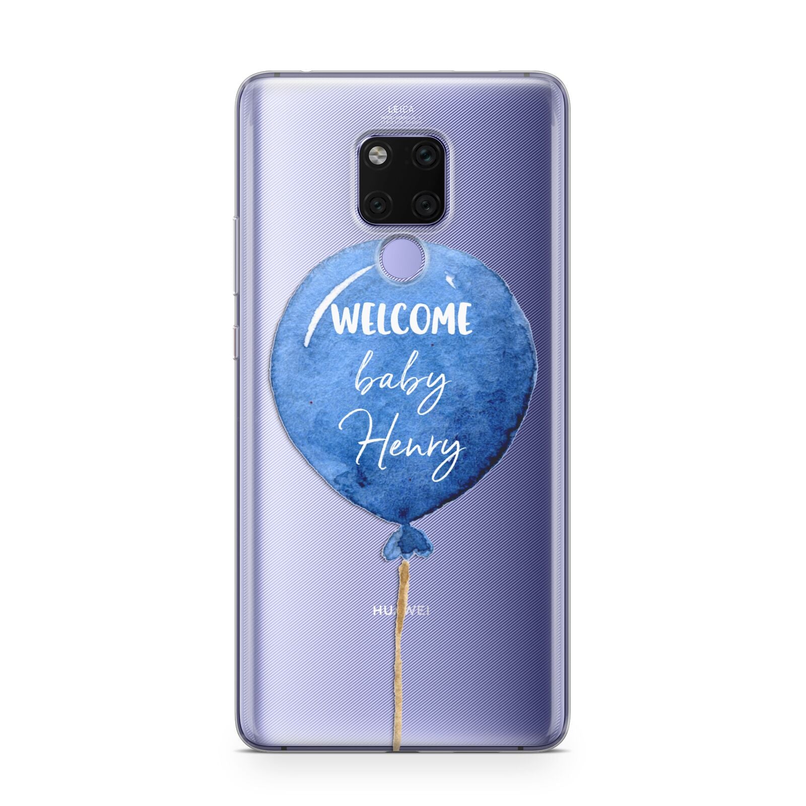 Welcome Baby Boy Balloon Huawei Mate 20X Phone Case