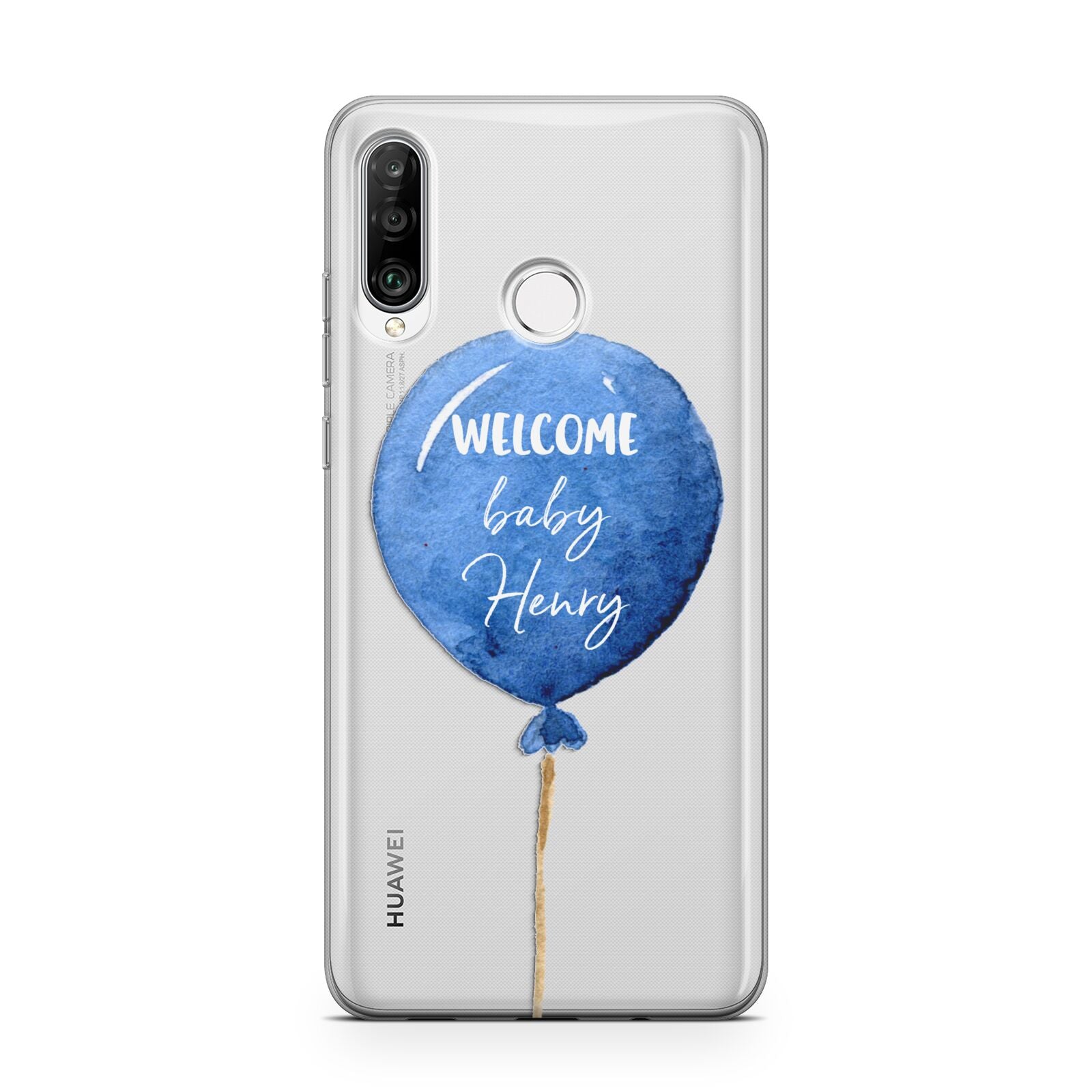 Welcome Baby Boy Balloon Huawei P30 Lite Phone Case