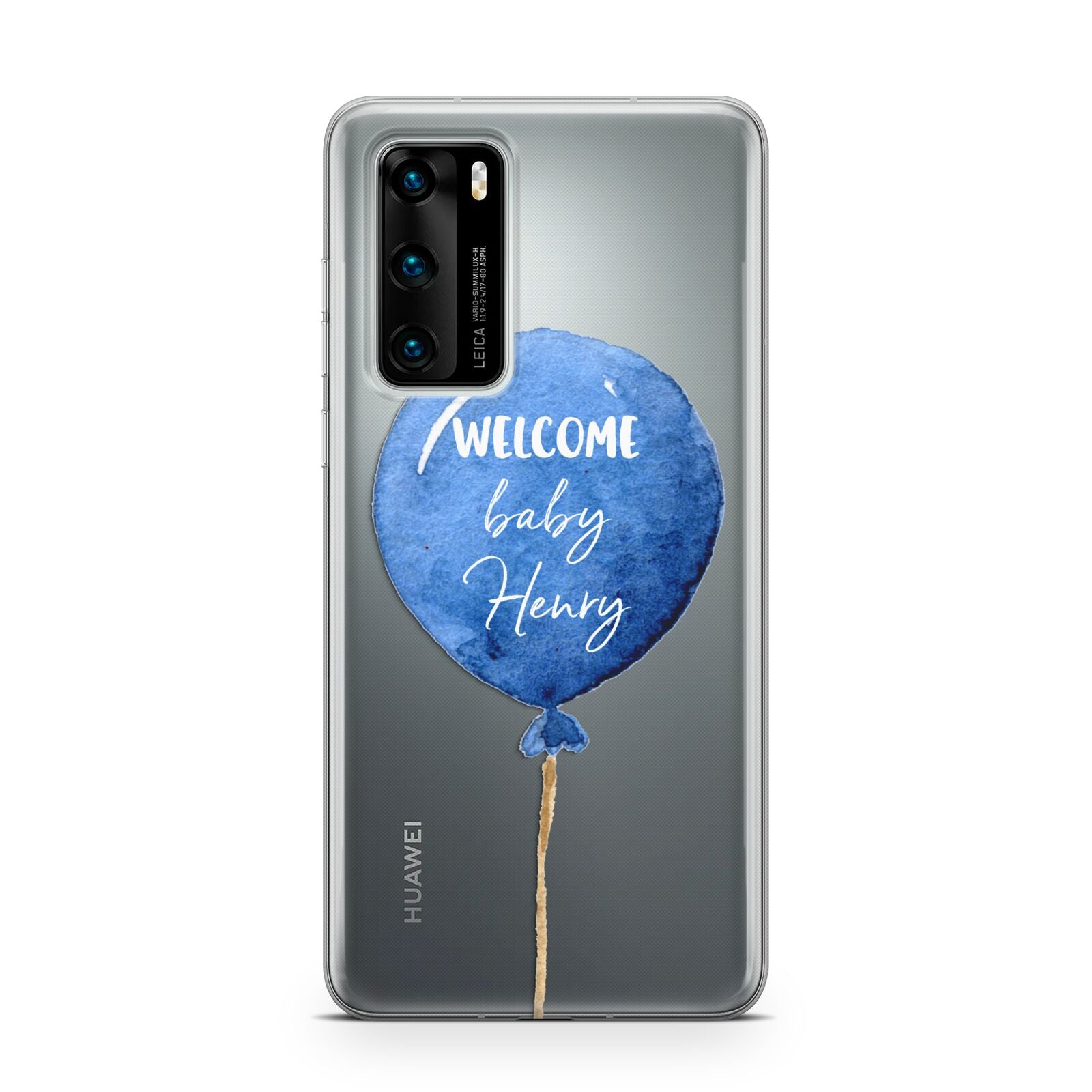 Welcome Baby Boy Balloon Huawei P40 Phone Case