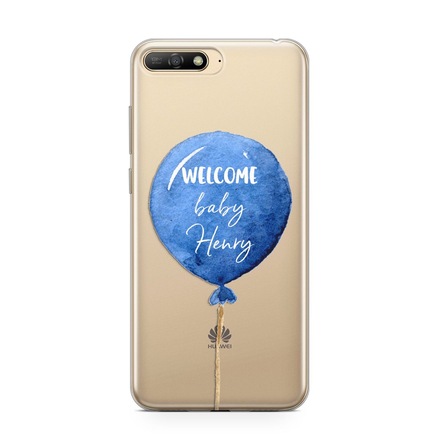 Welcome Baby Boy Balloon Huawei Y6 2018