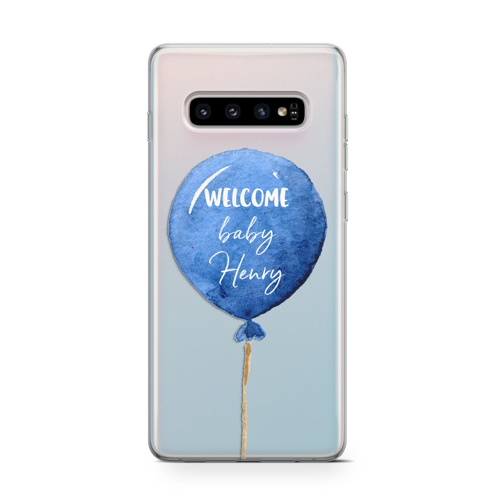 Welcome Baby Boy Balloon Protective Samsung Galaxy Case