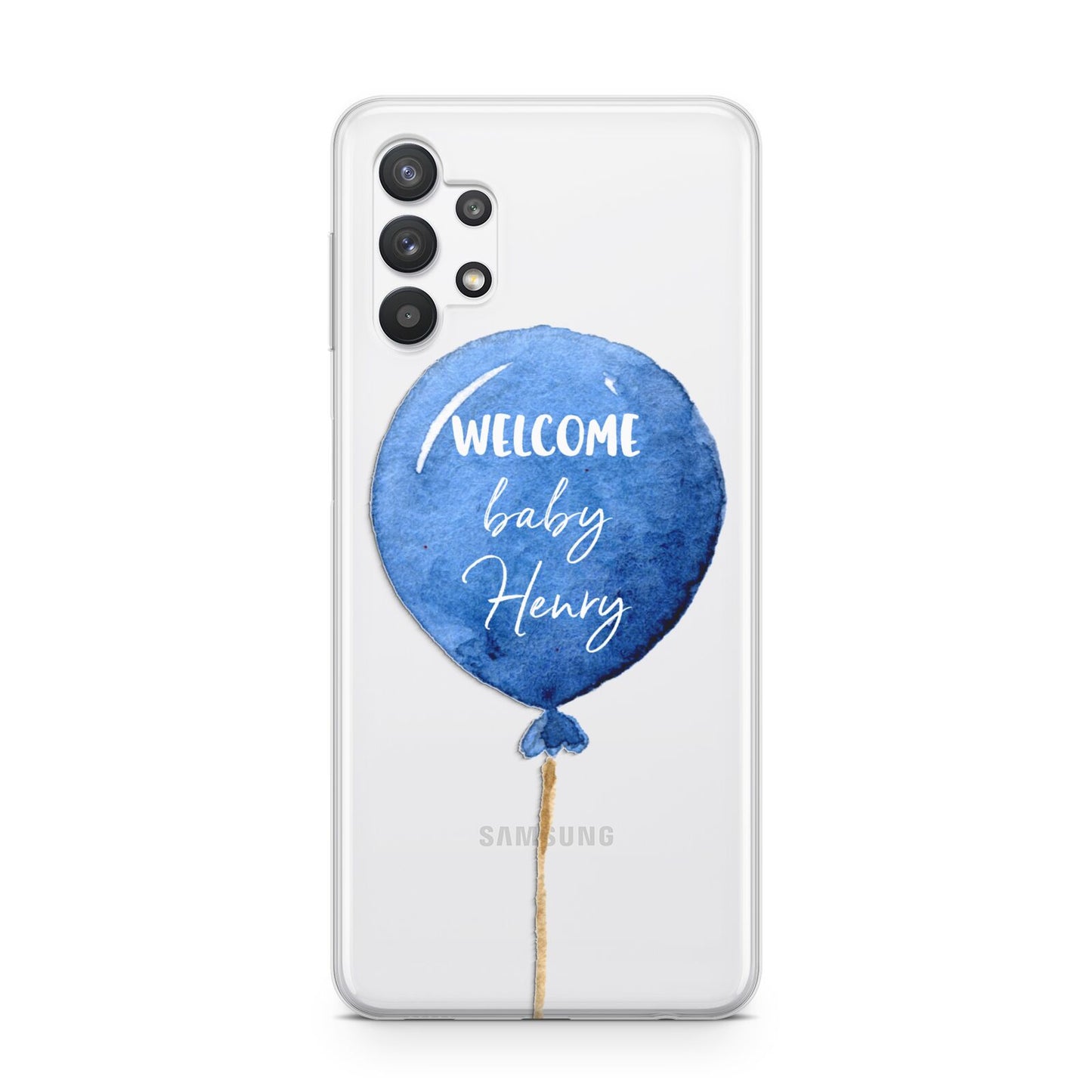 Welcome Baby Boy Balloon Samsung A32 5G Case