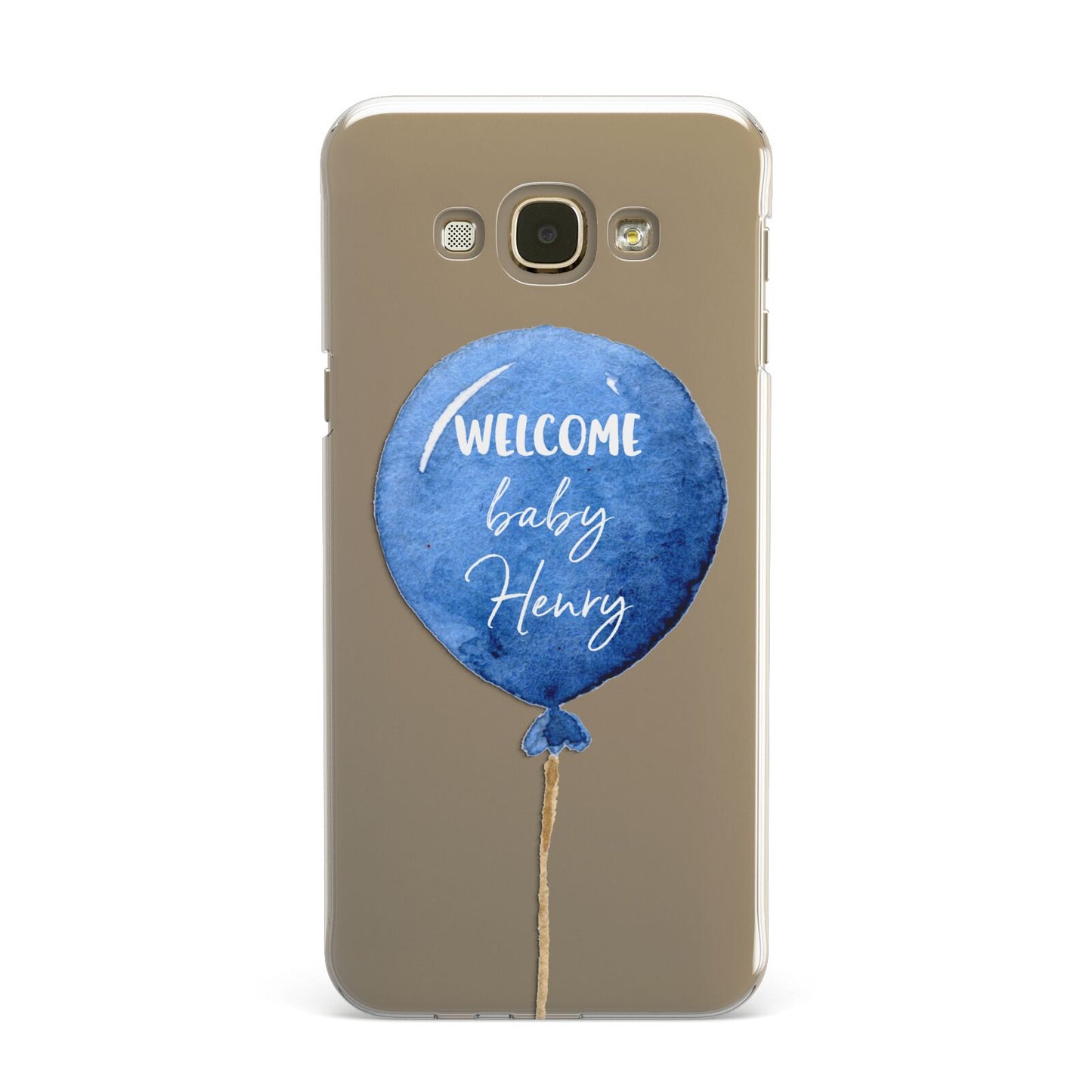 Welcome Baby Boy Balloon Samsung Galaxy A8 Case