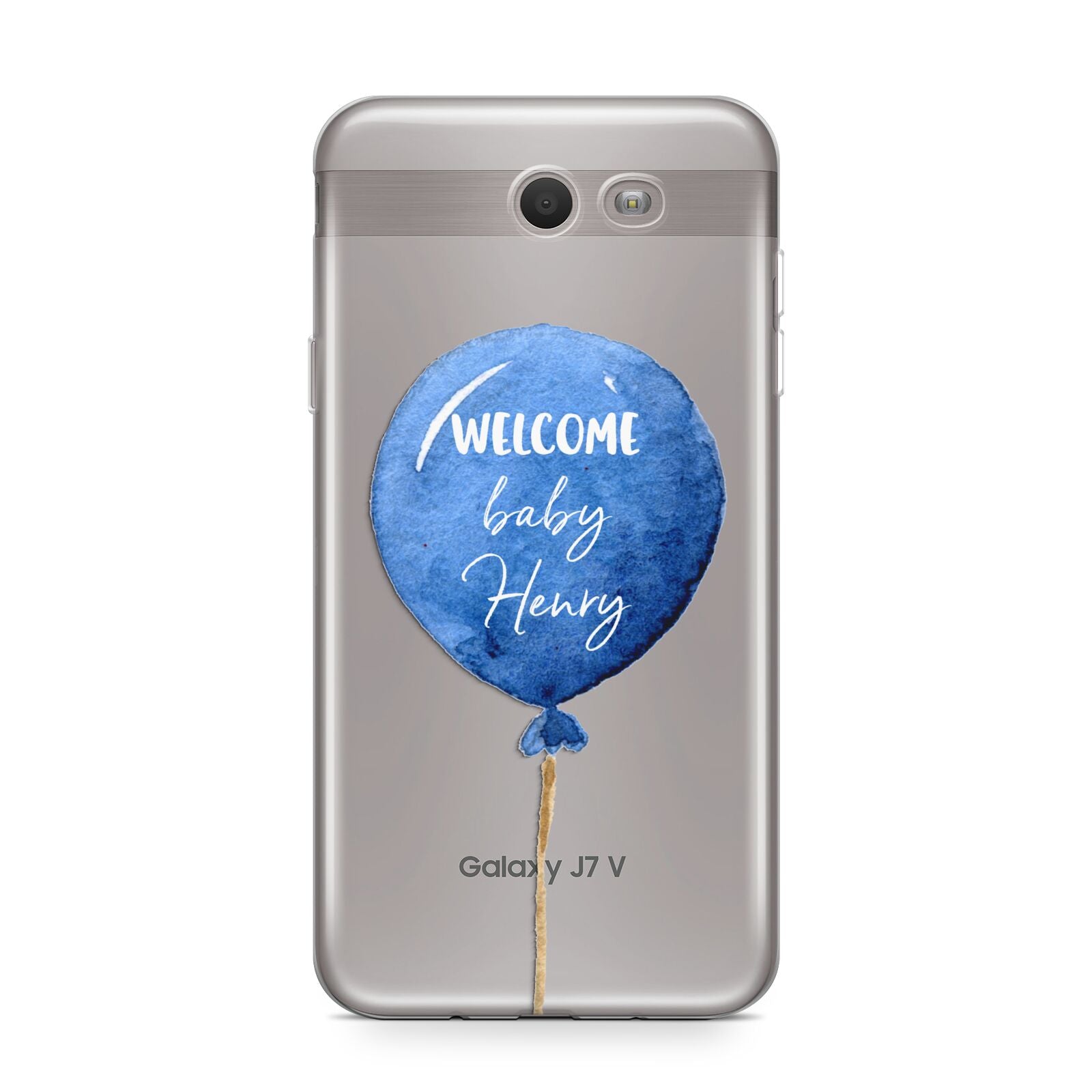 Welcome Baby Boy Balloon Samsung Galaxy J7 2017 Case