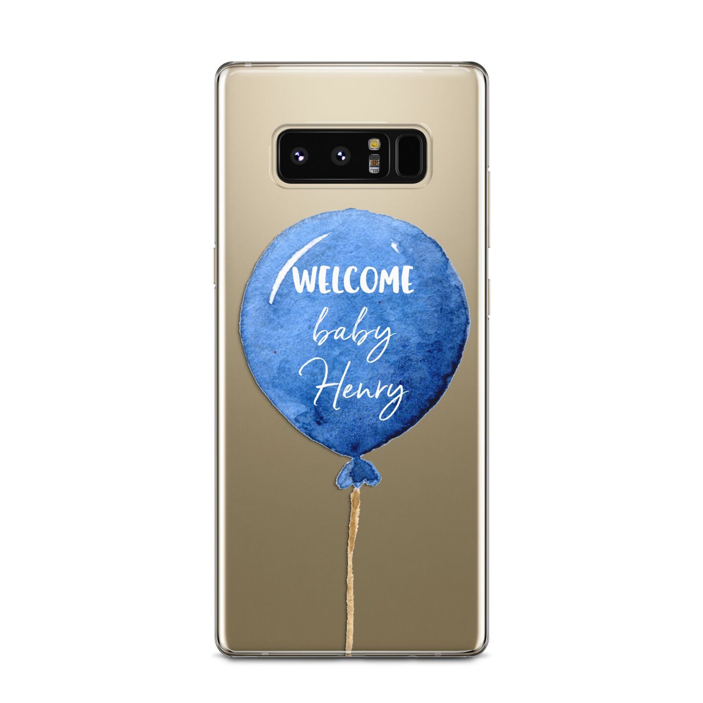 Welcome Baby Boy Balloon Samsung Galaxy Note 8 Case