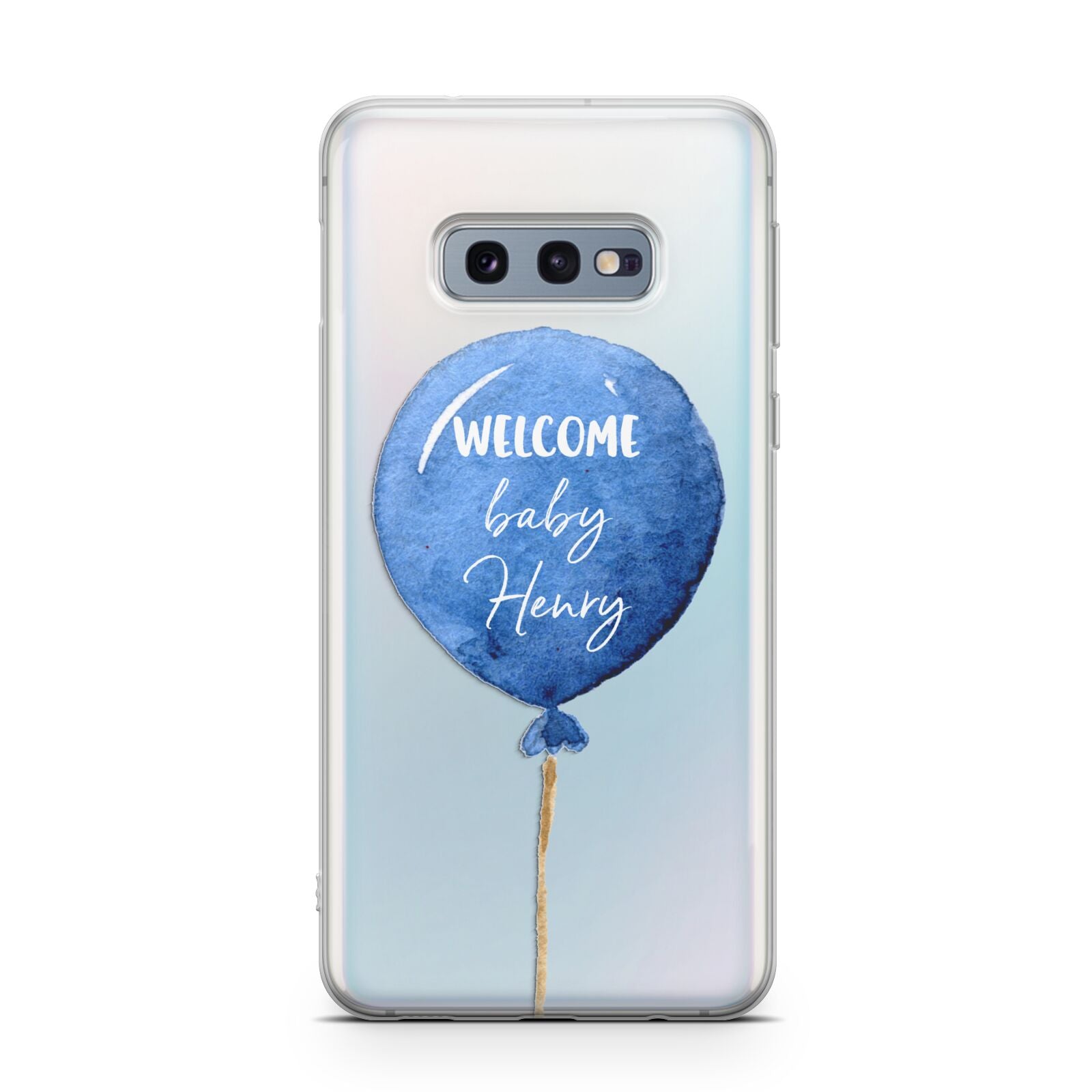 Welcome Baby Boy Balloon Samsung Galaxy S10E Case