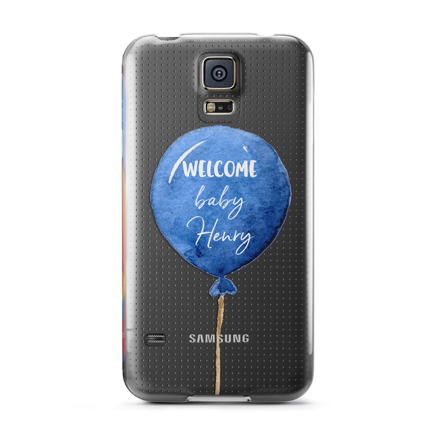 Welcome Baby Boy Balloon Samsung Galaxy S5 Case