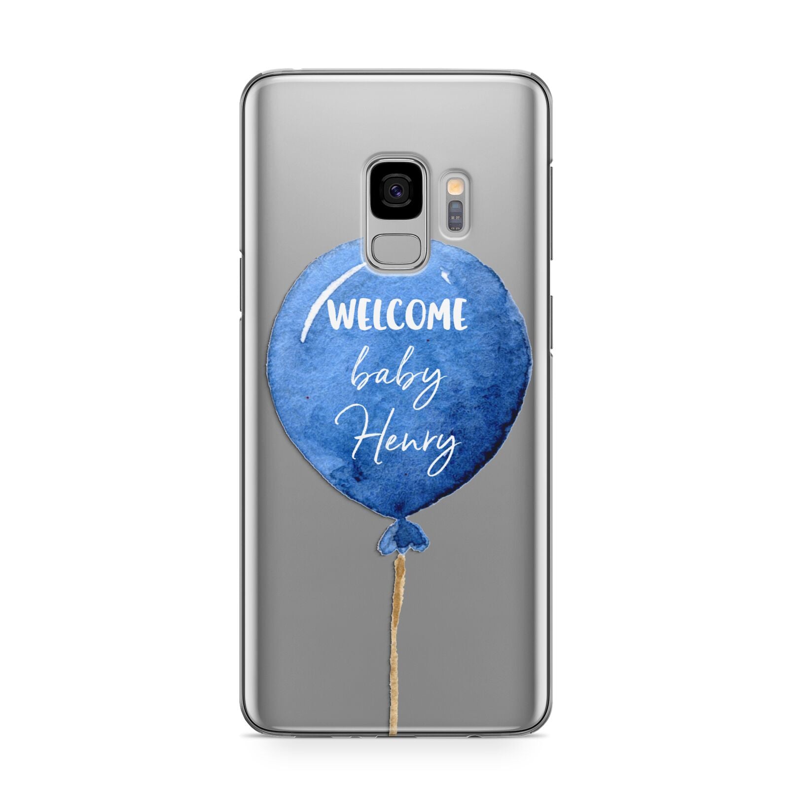 Welcome Baby Boy Balloon Samsung Galaxy S9 Case