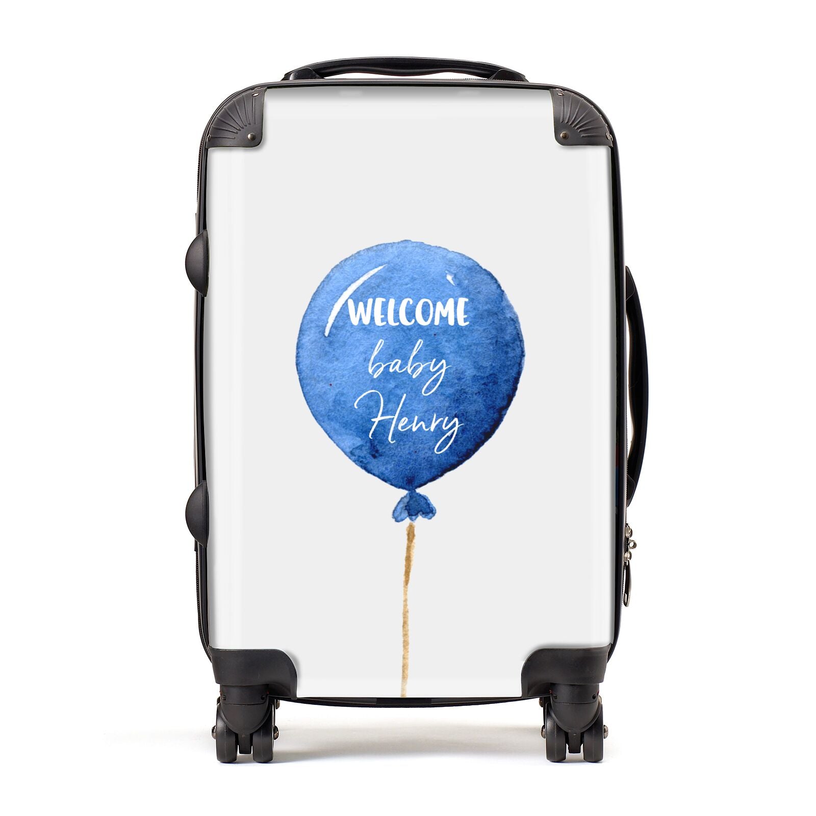 Welcome Baby Boy Balloon Suitcase